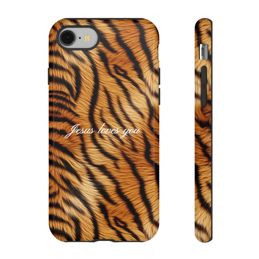 Jesus Loves You Tiger Phone Case