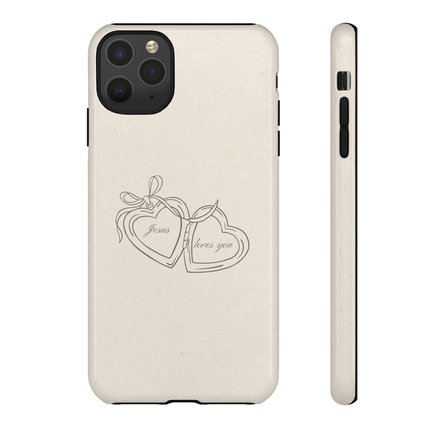 Jesus loves you Locket Phone Case