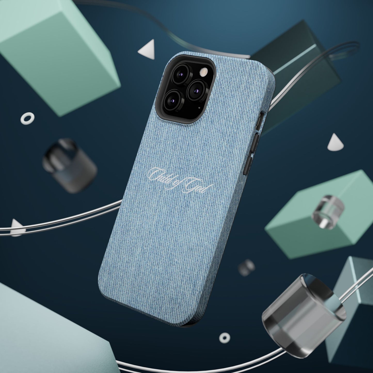 Child of God Denim Phone Case MagSafe
