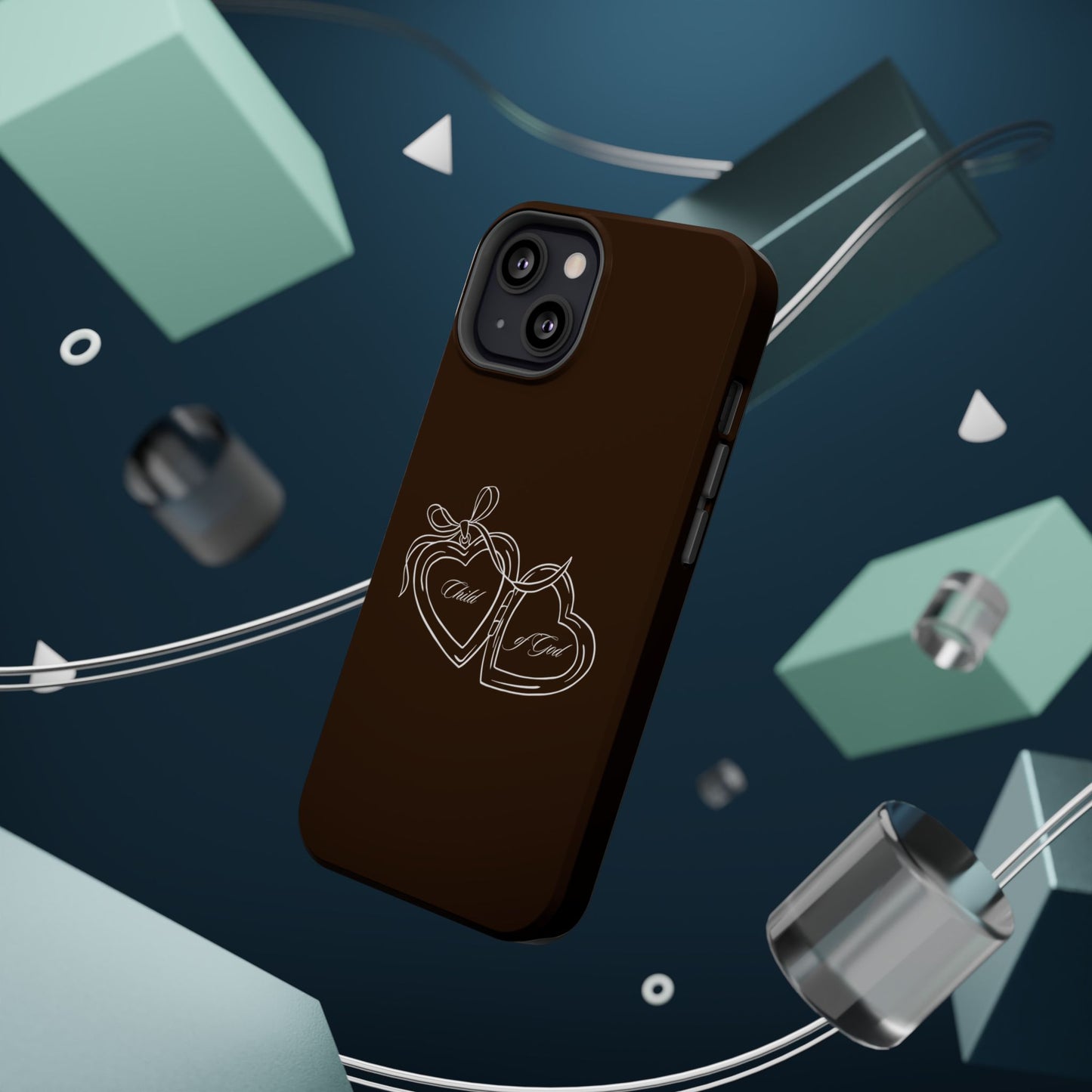 Child of God Locket Espresso Phone Case MagSafe