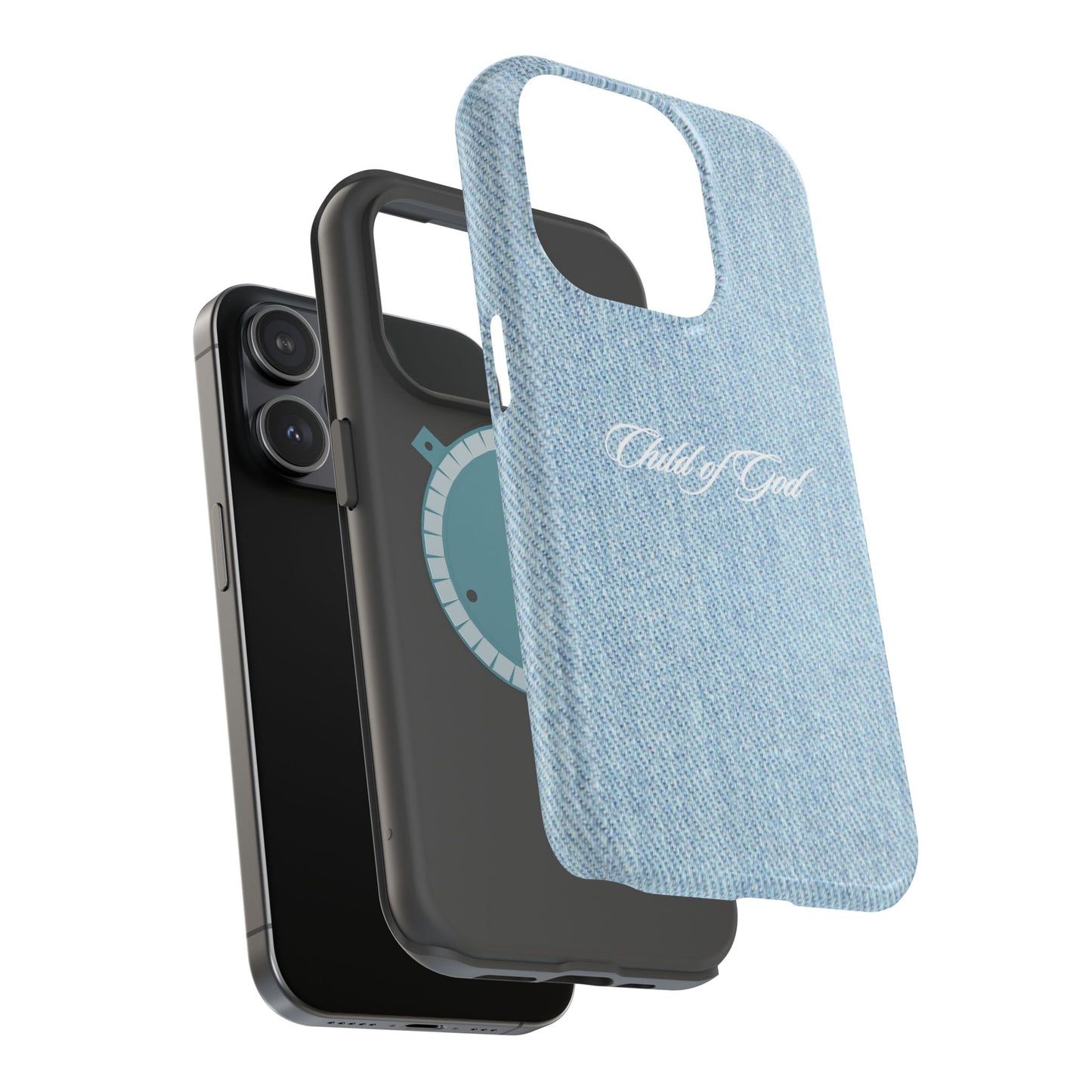 Child of God Denim Phone Case MagSafe