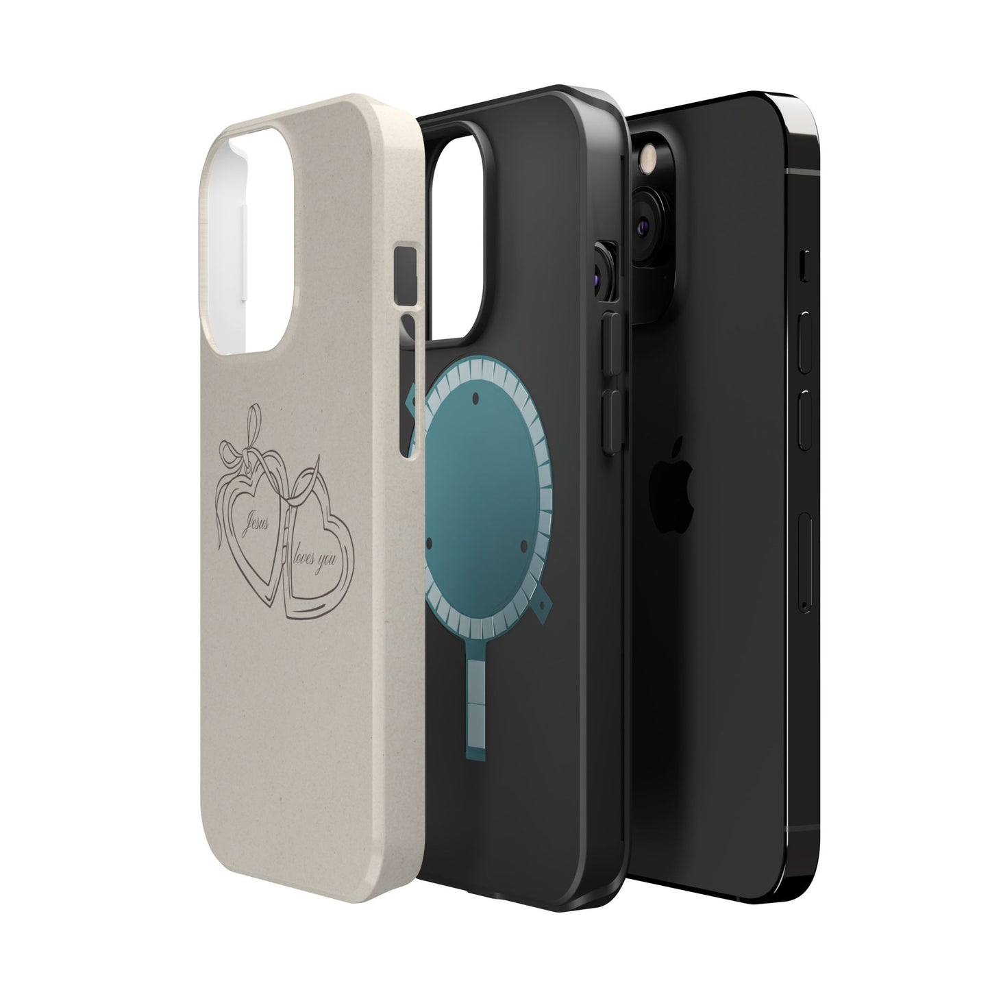 Jesus loves you Locket MagSafe Phone Case