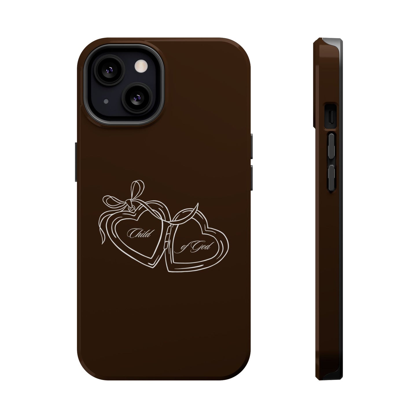 Child of God Locket Espresso Phone Case MagSafe