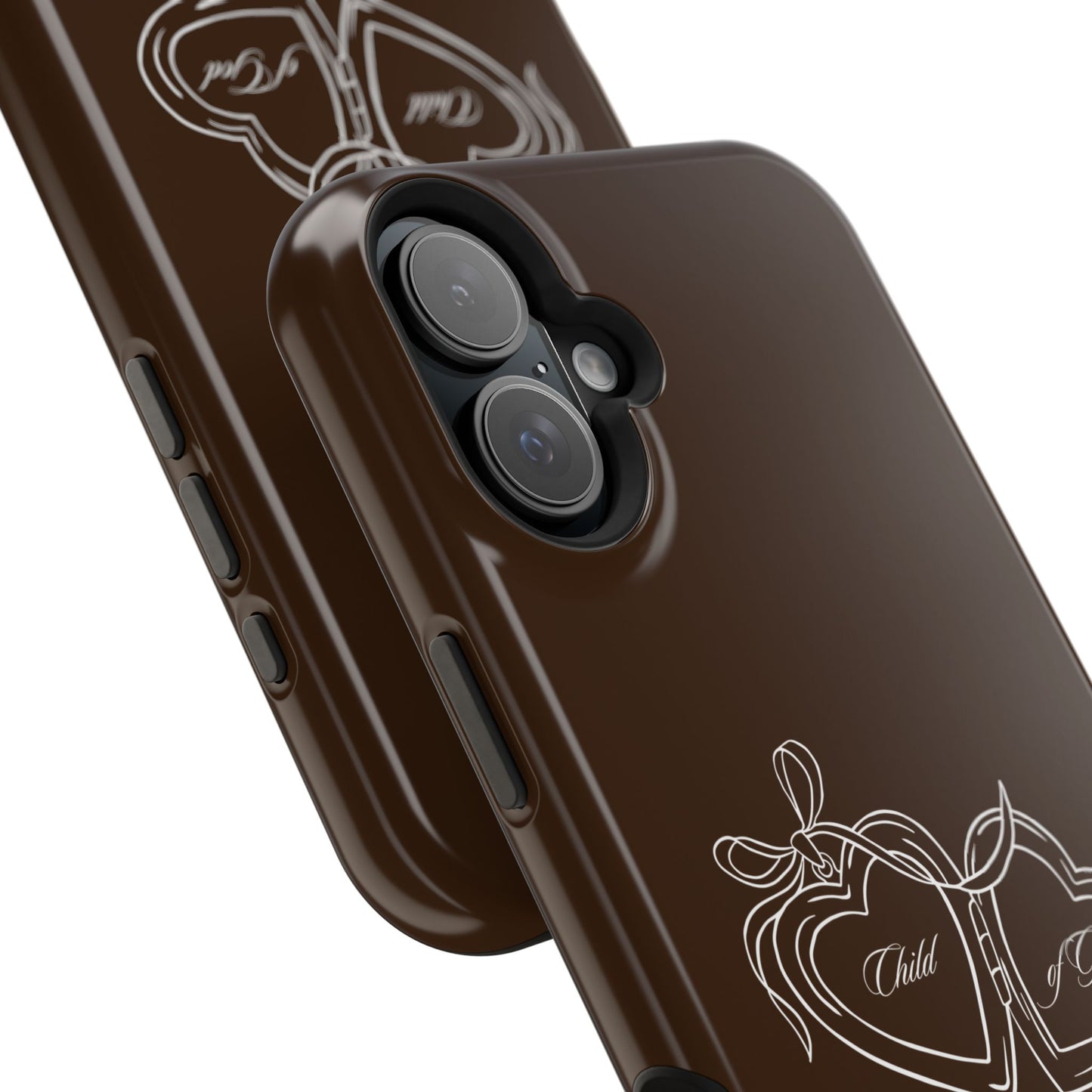 Child of God Locket Espresso Phone Case MagSafe