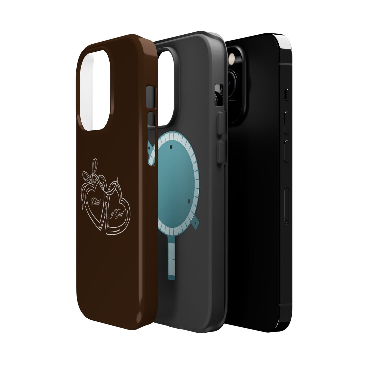 Child of God Locket Espresso Phone Case MagSafe