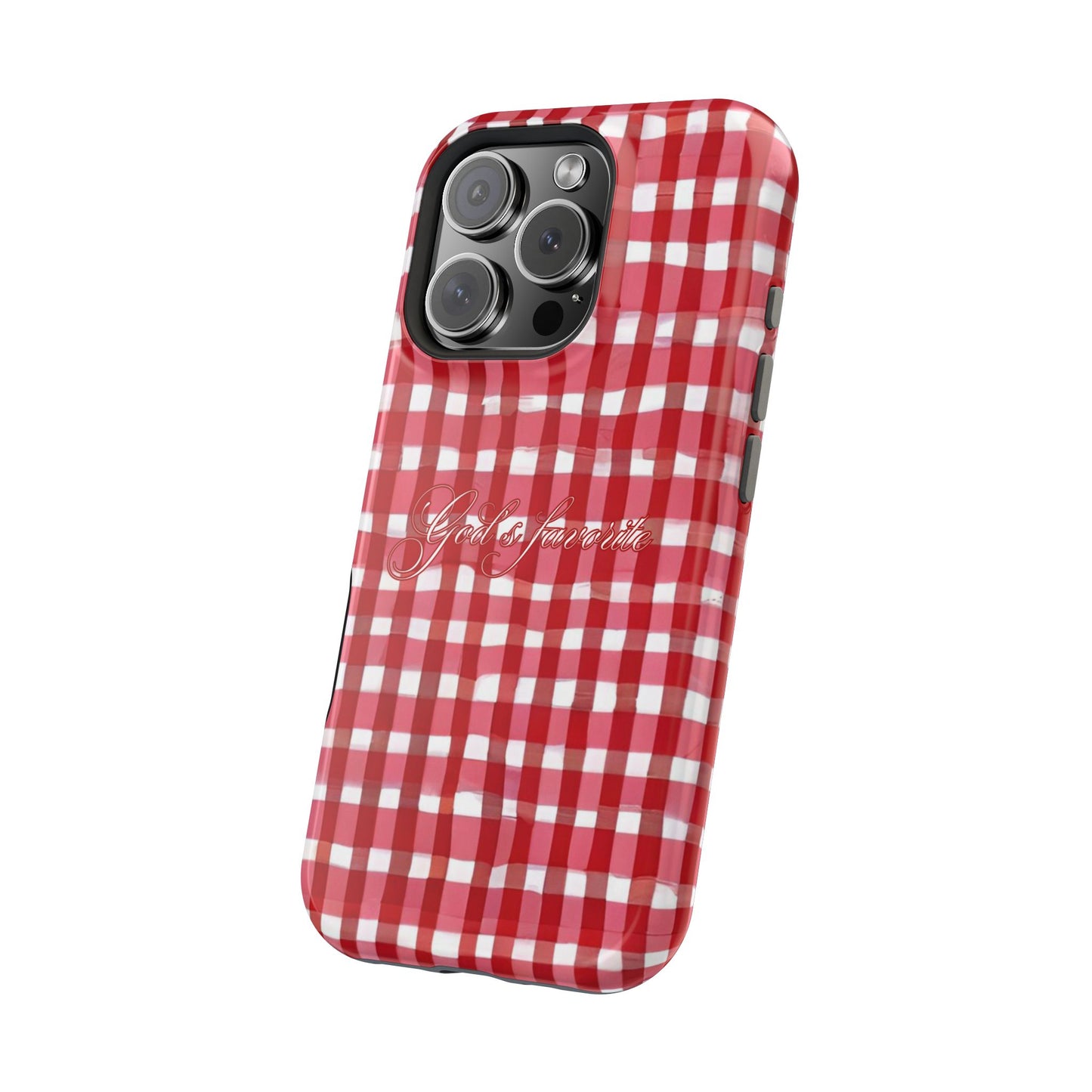 God’s favorite Gingham MagSafe Phone Case