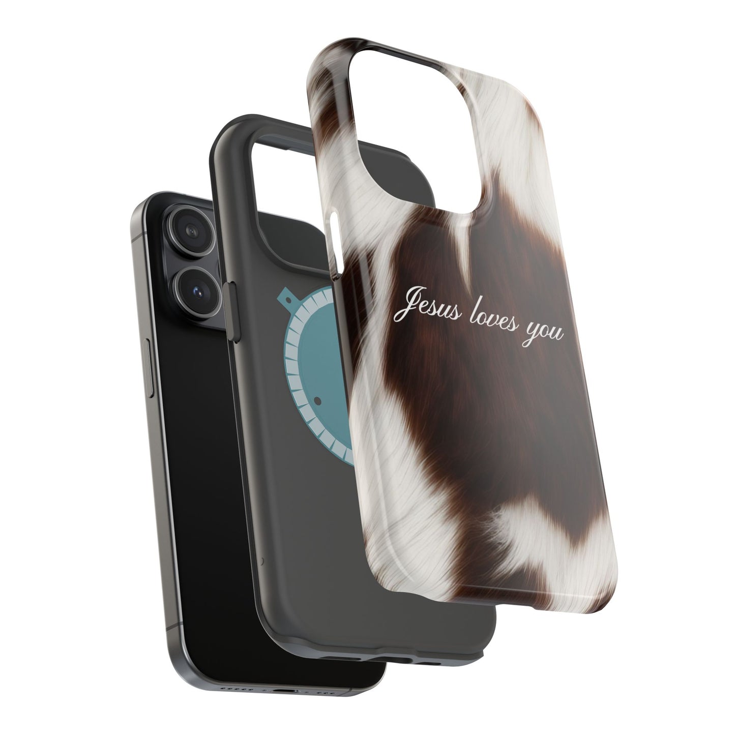 Jesus loves you Cow MagSafe Phone Case