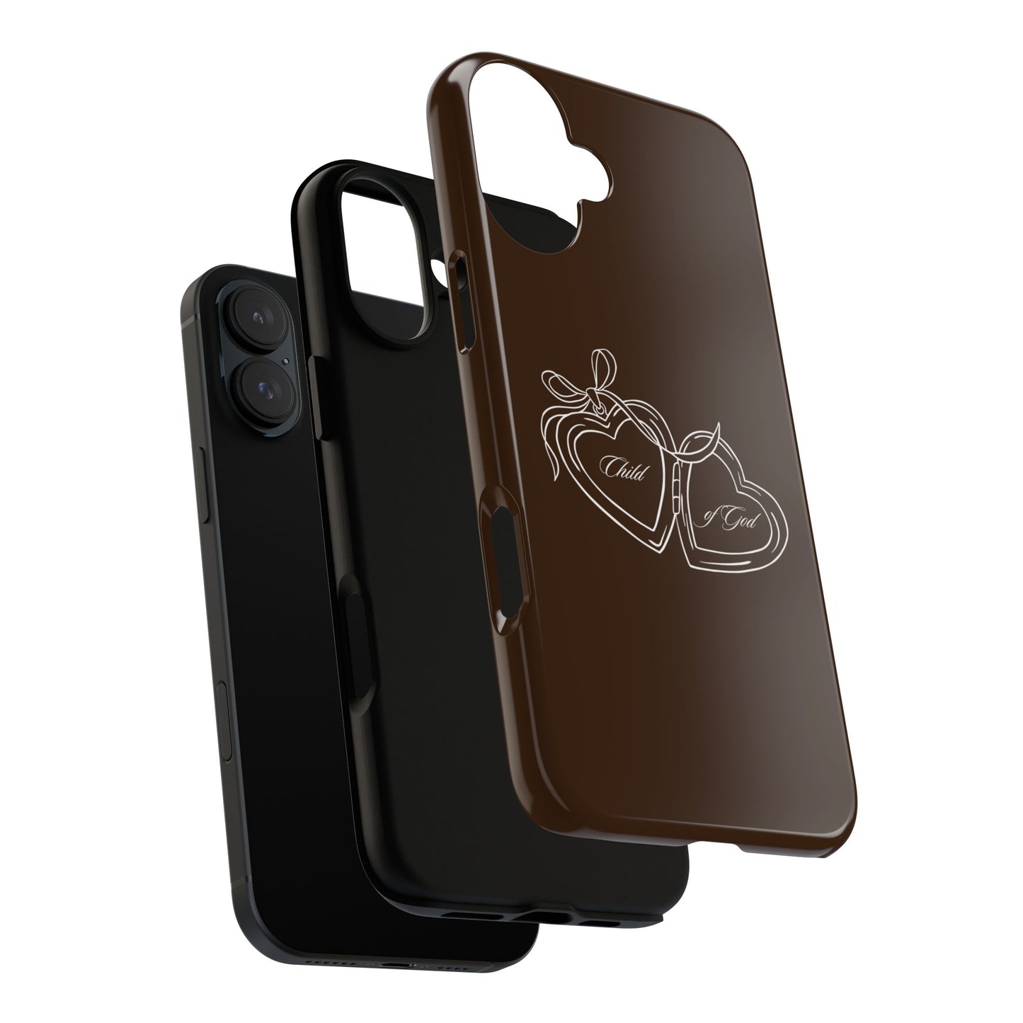 Child of God Locket Espresso Phone Case