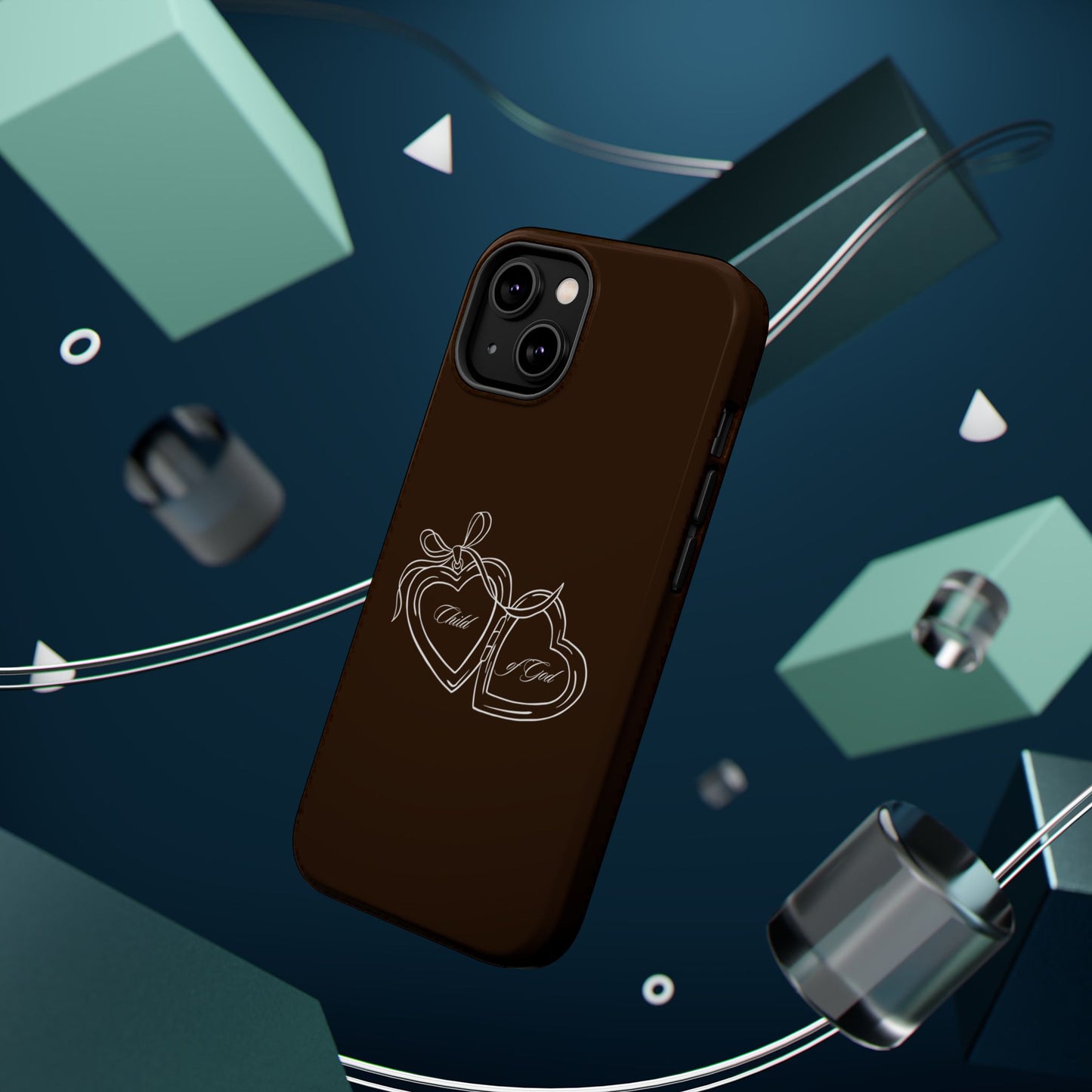 Child of God Locket Espresso Phone Case MagSafe