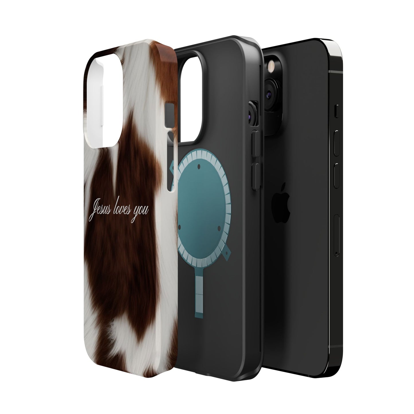 Jesus loves you Cow MagSafe Phone Case