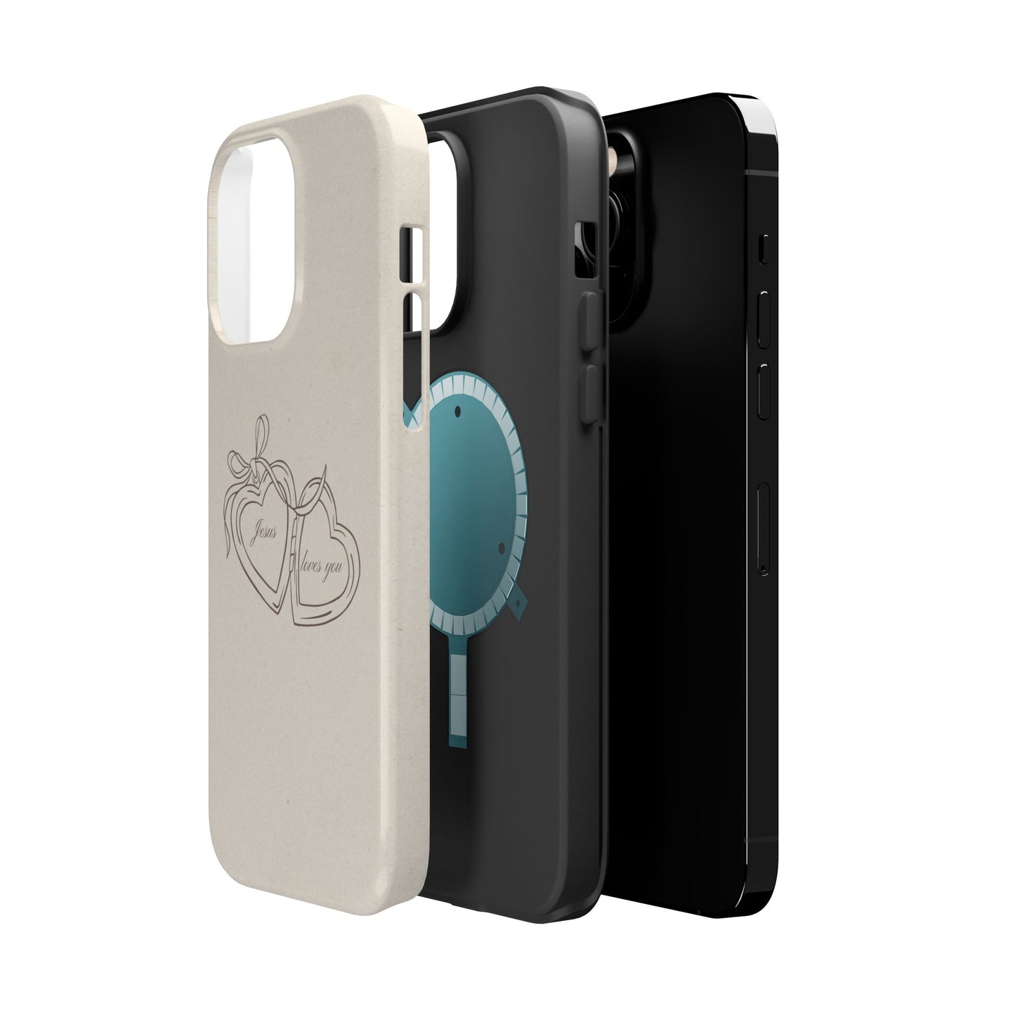 Jesus loves you Locket MagSafe Phone Case