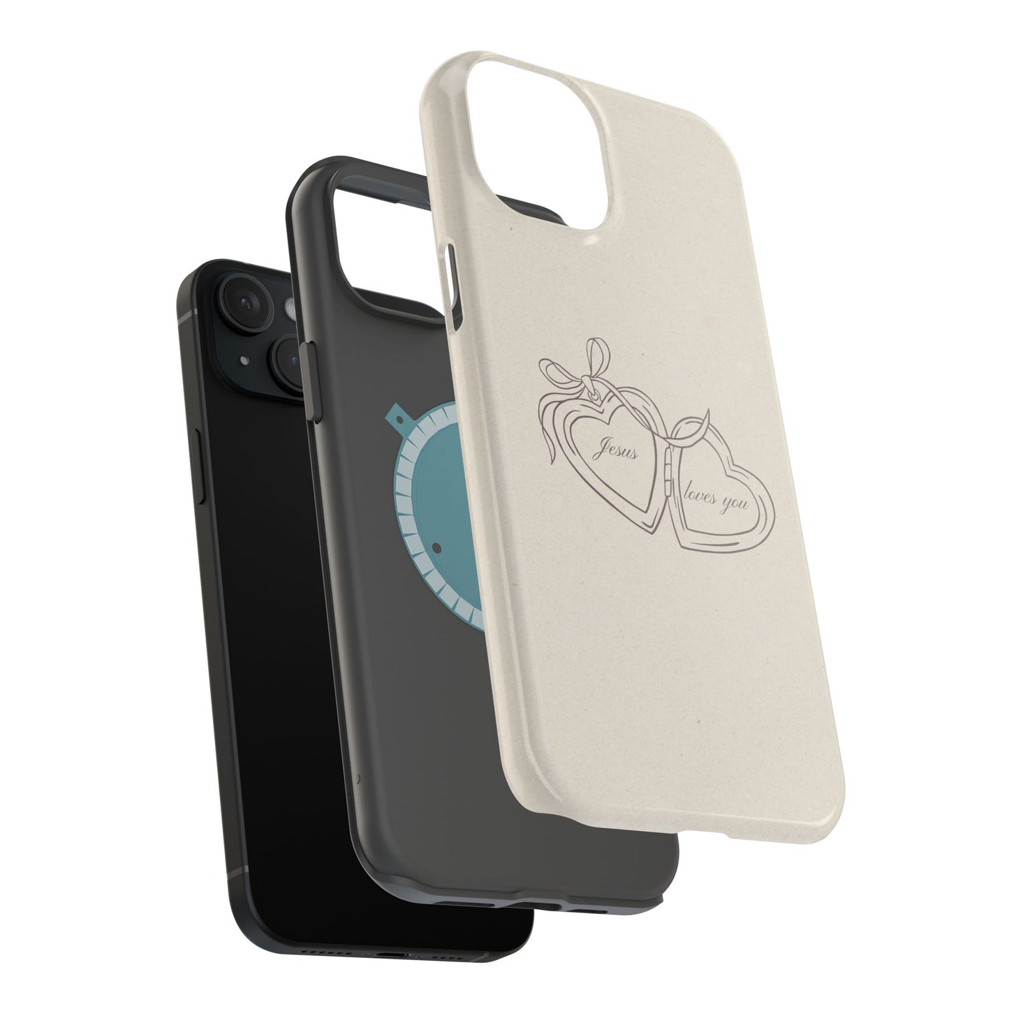 Jesus loves you Locket MagSafe Phone Case