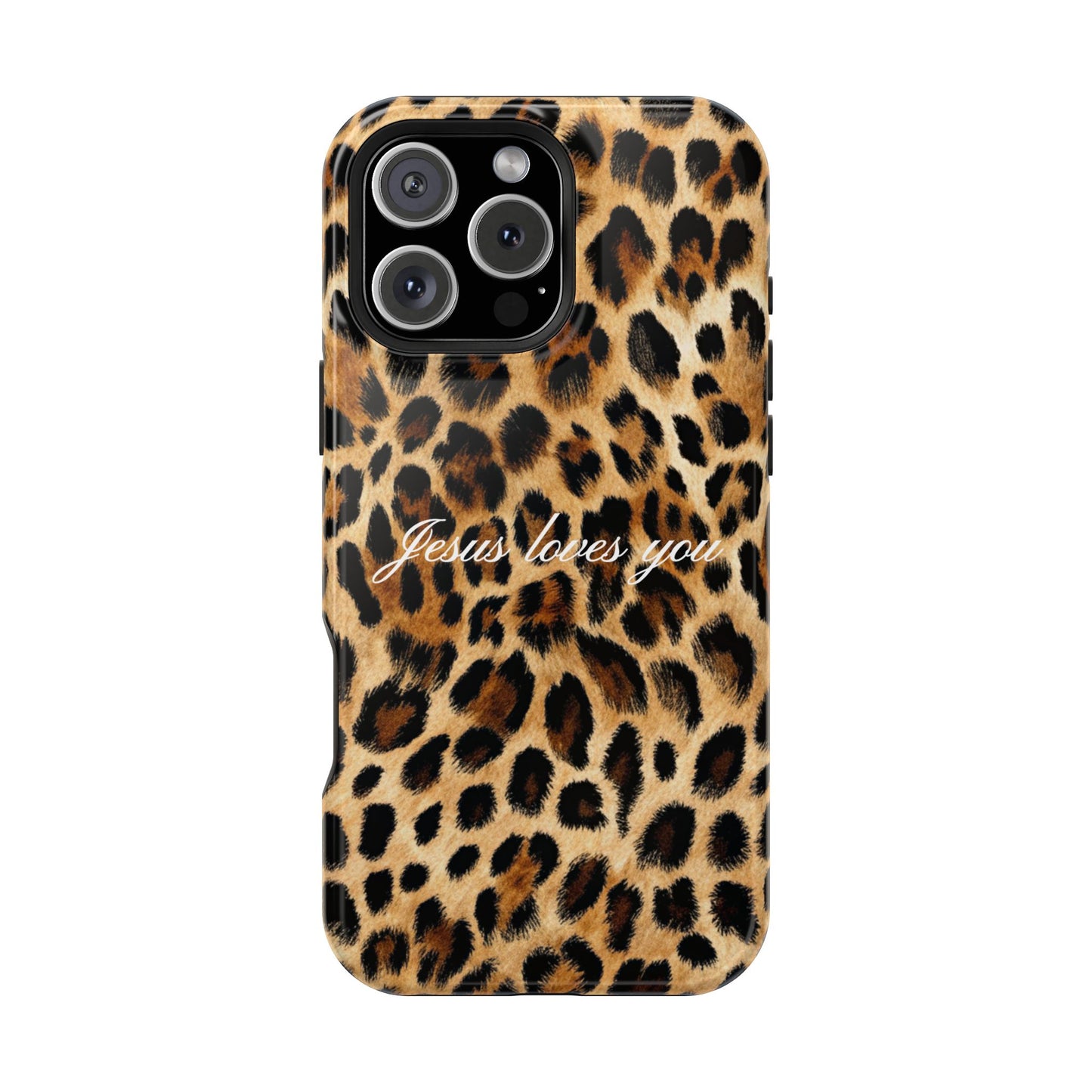 Jesus loves you Leopard Phone Case MagSafe