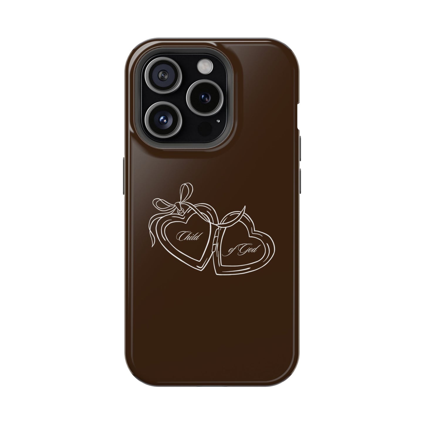 Child of God Locket Espresso Phone Case MagSafe