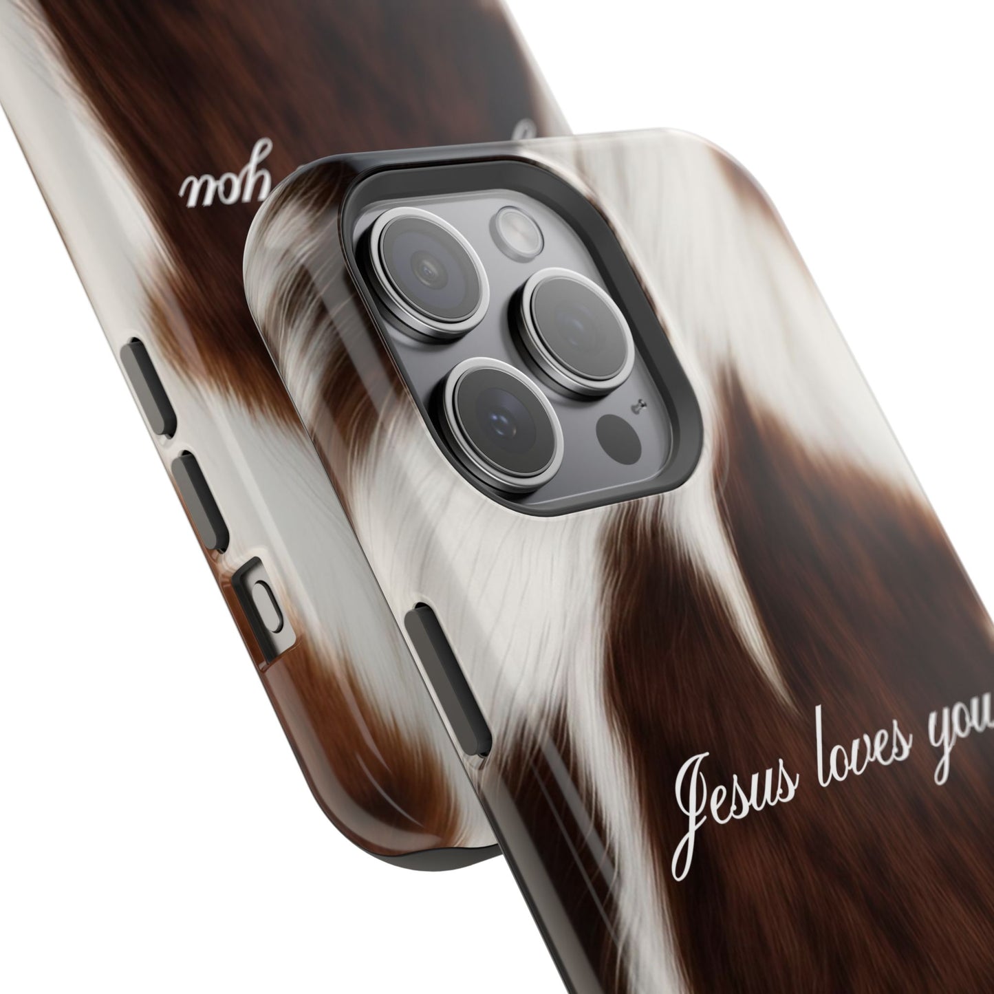 Jesus loves you Cow MagSafe Phone Case