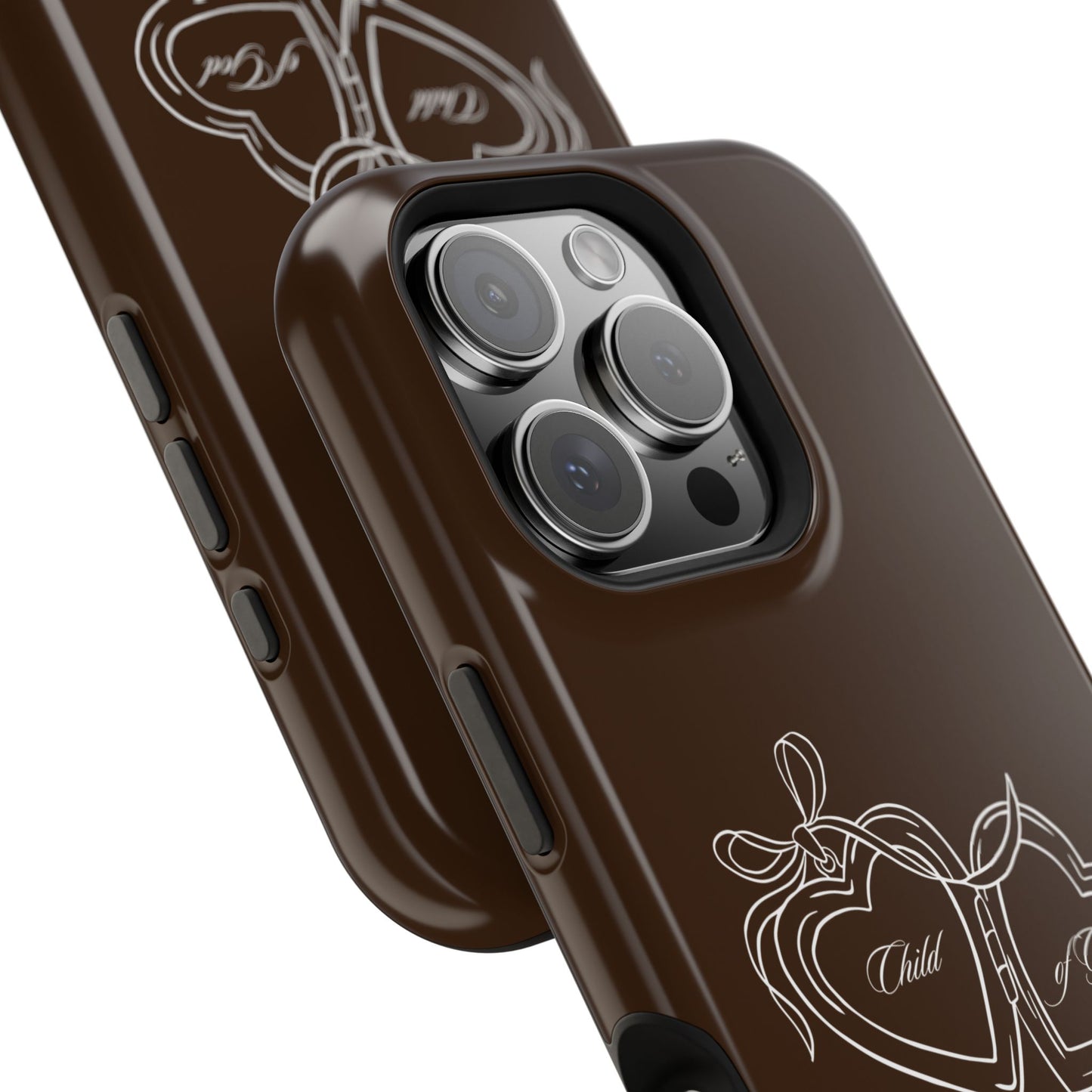 Child of God Locket Espresso Phone Case MagSafe