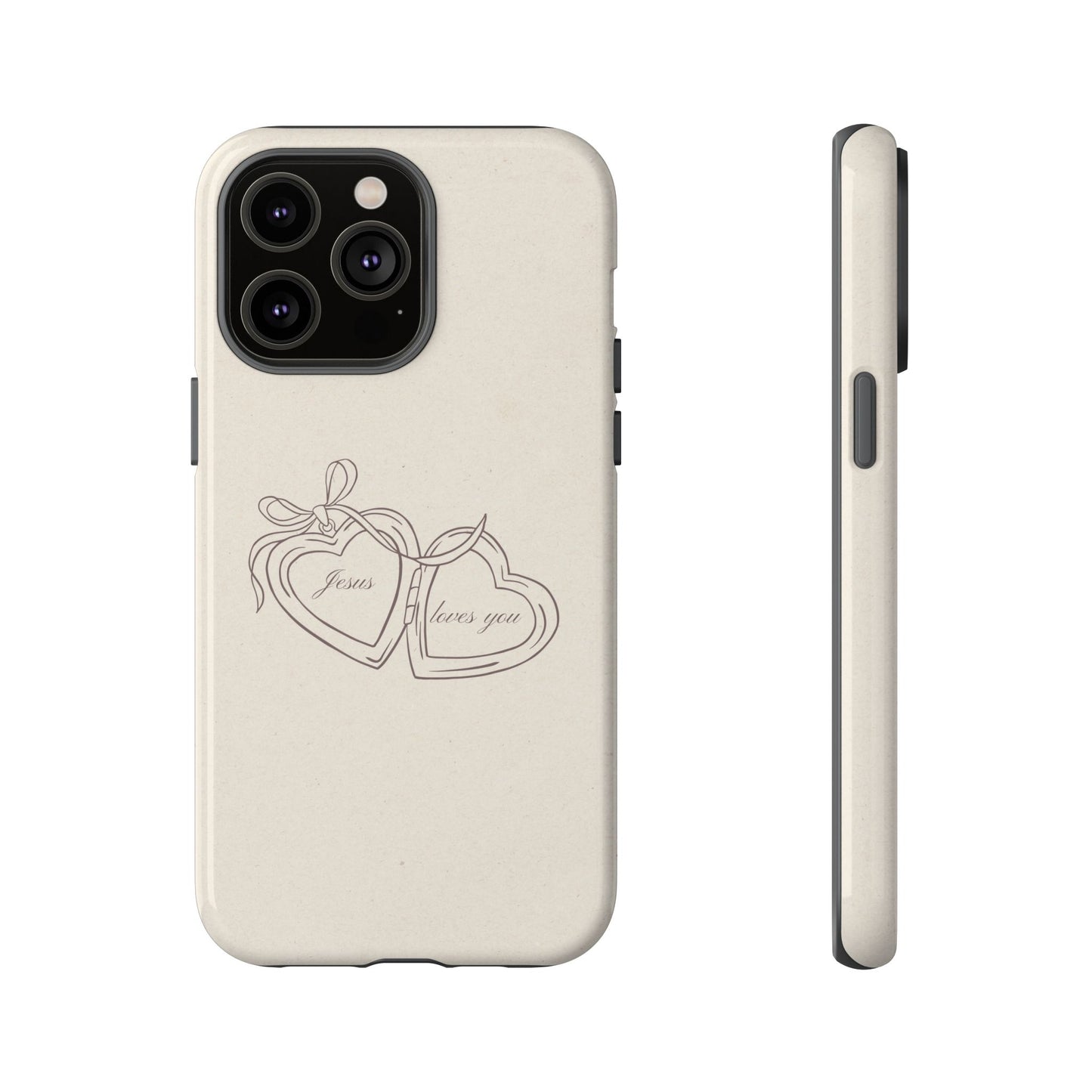 Jesus loves you Locket Phone Case