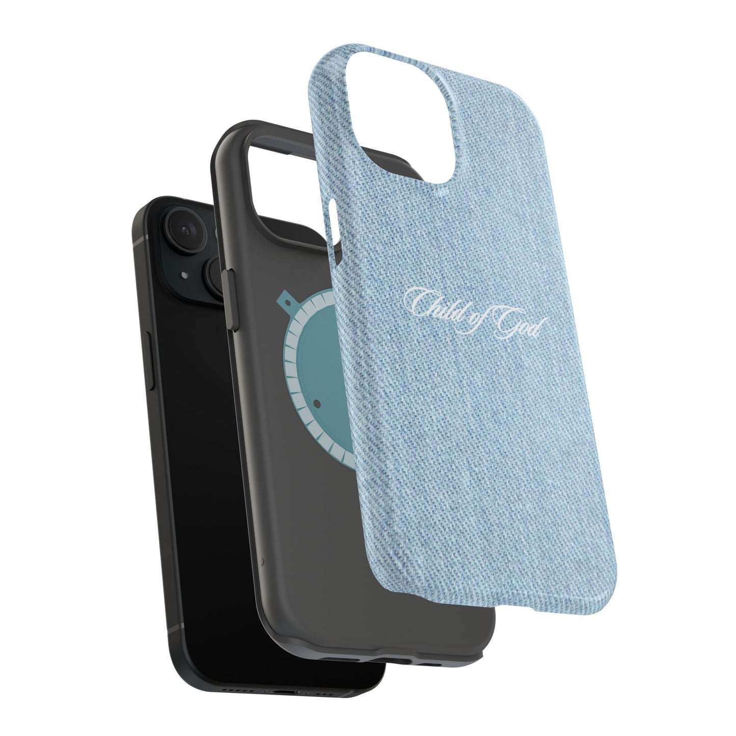 Child of God Denim Phone Case MagSafe
