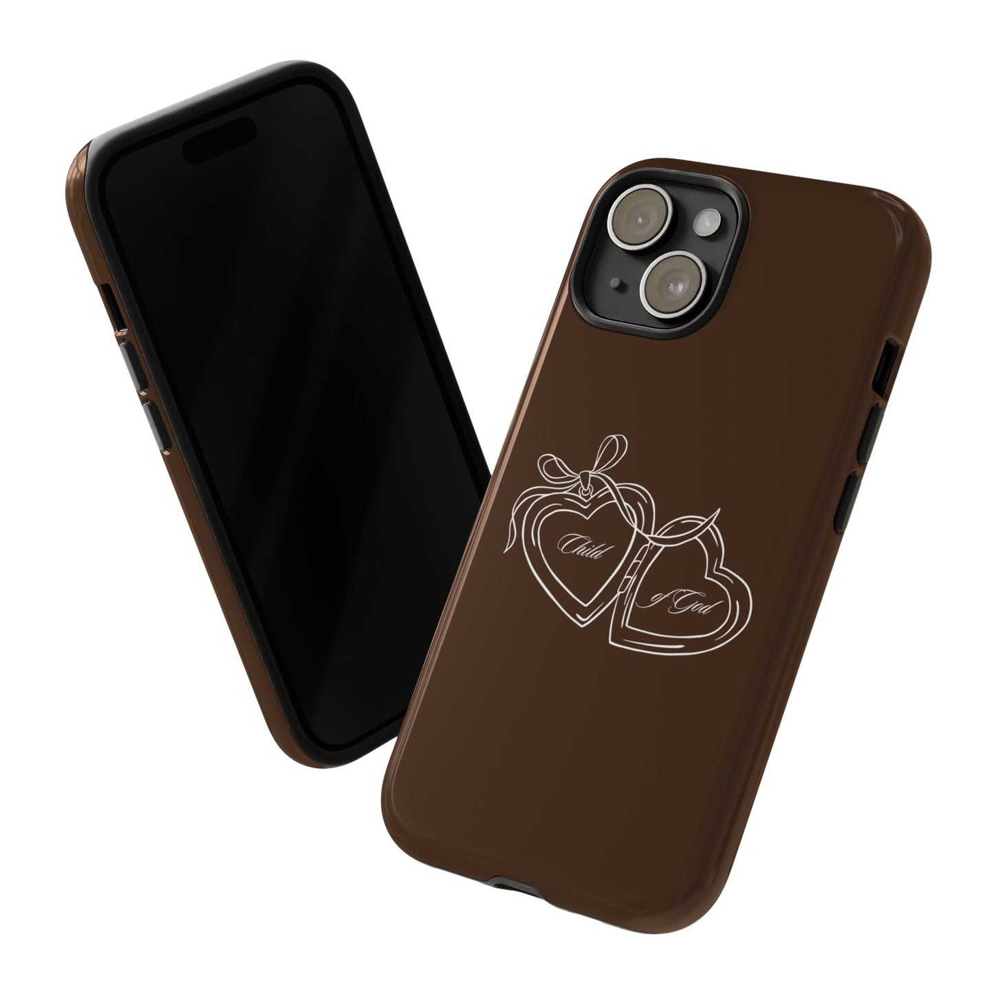 Child of God Locket Espresso Phone Case