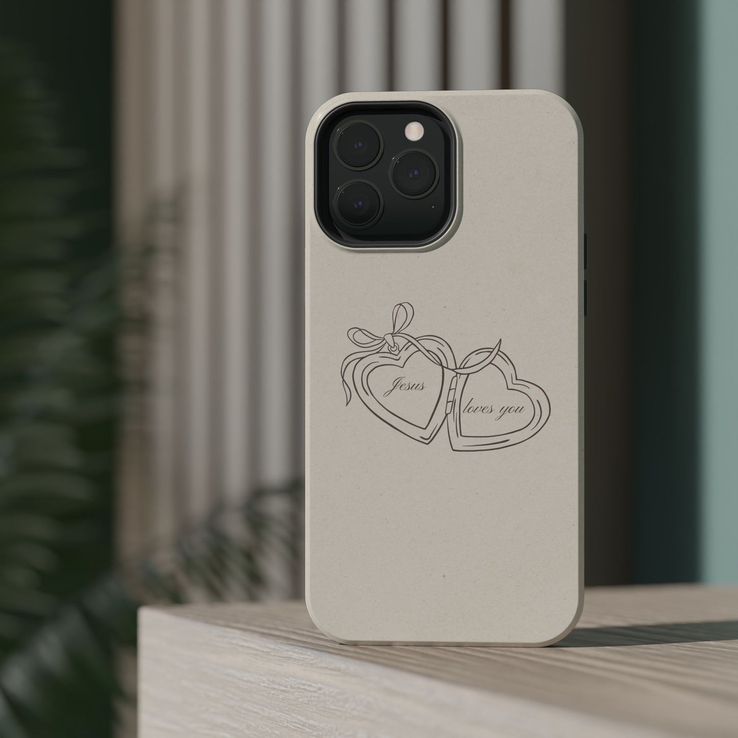 Jesus loves you Locket MagSafe Phone Case
