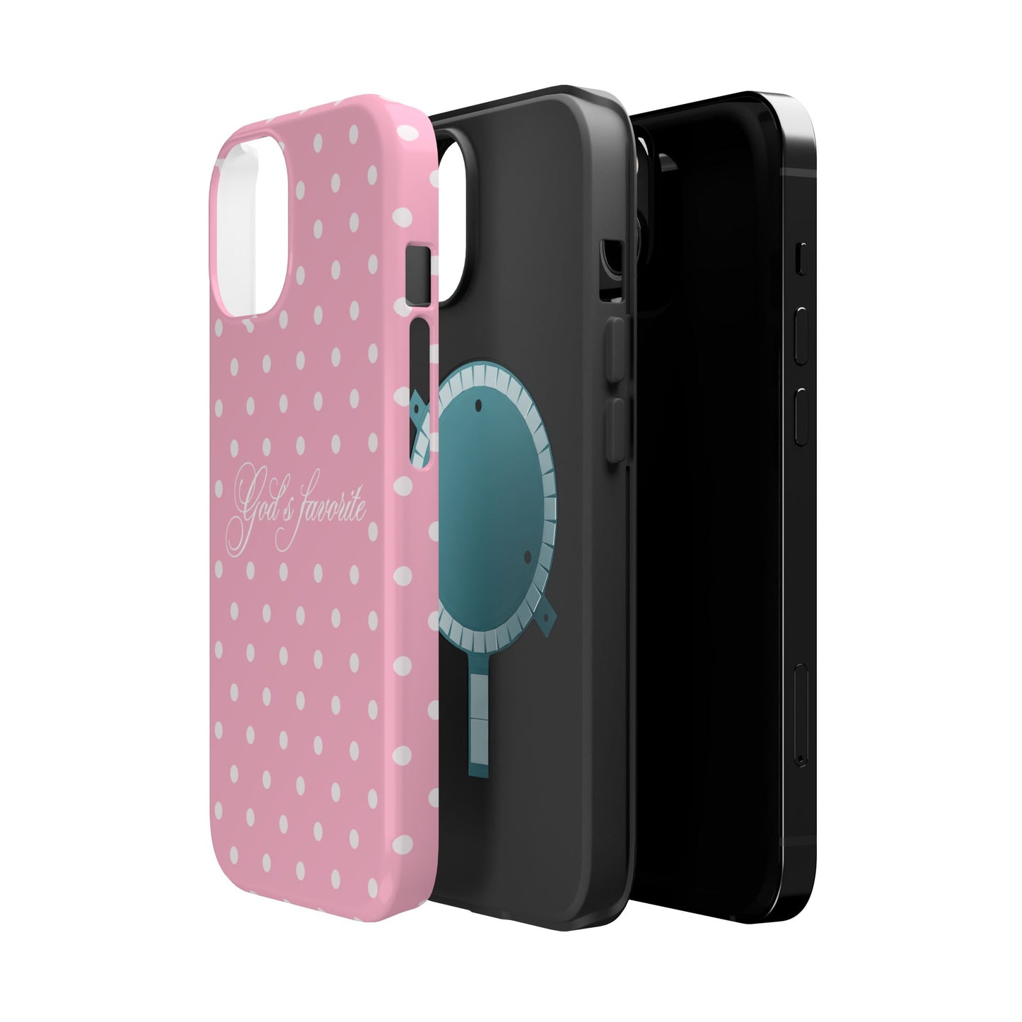 God’s favorite Pink Polka Dot MagSafe Phone Case