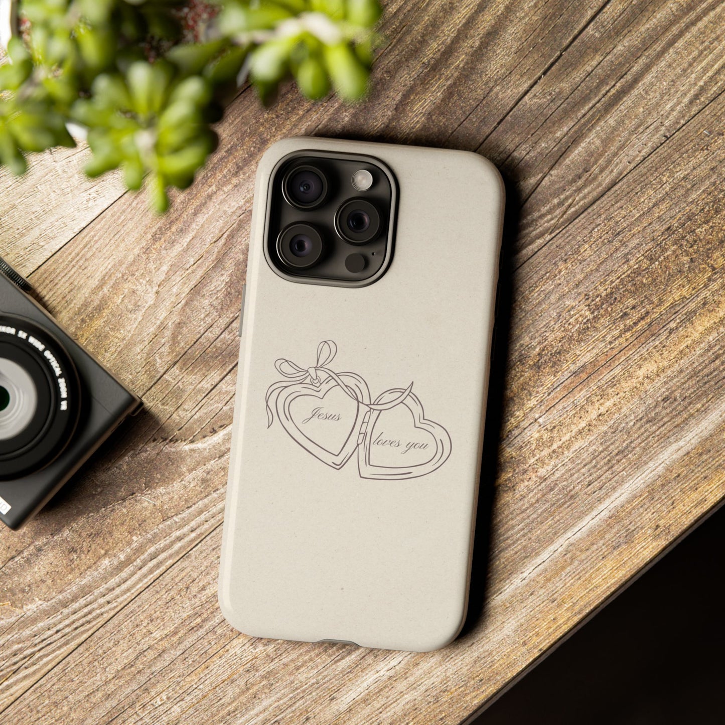 Jesus loves you Locket Phone Case