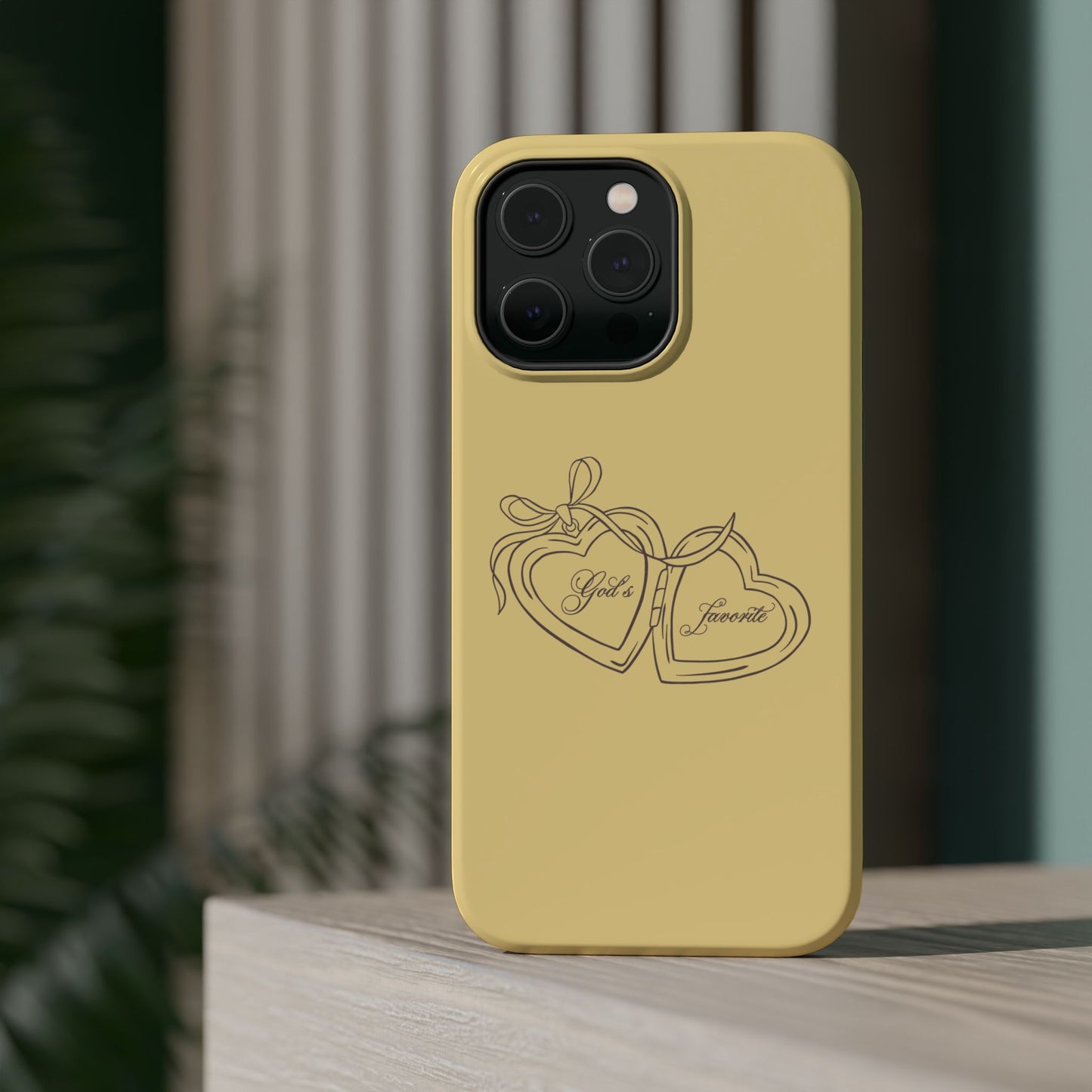 God’s Favorite Butter Yellow Locket MagSafe Phone Case