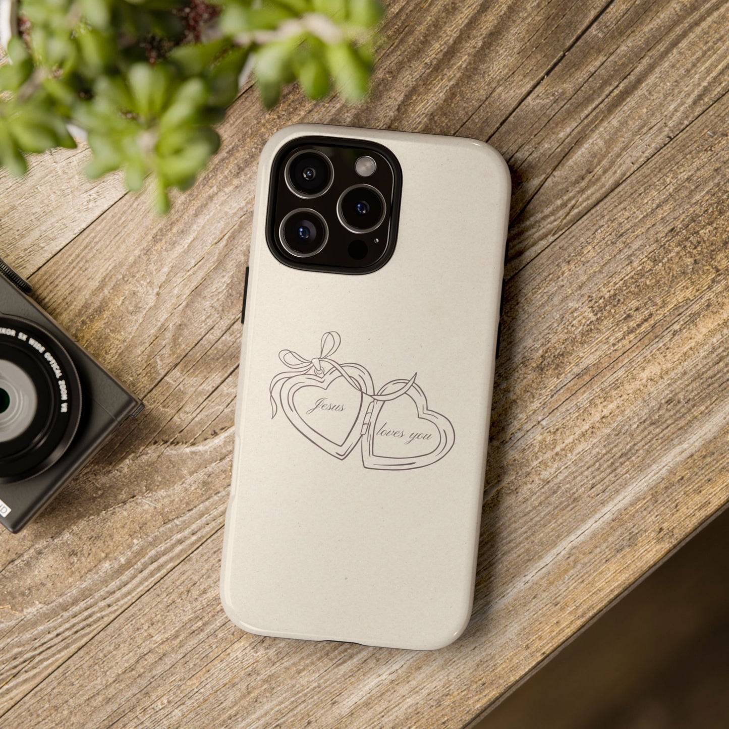 Jesus loves you Locket Phone Case