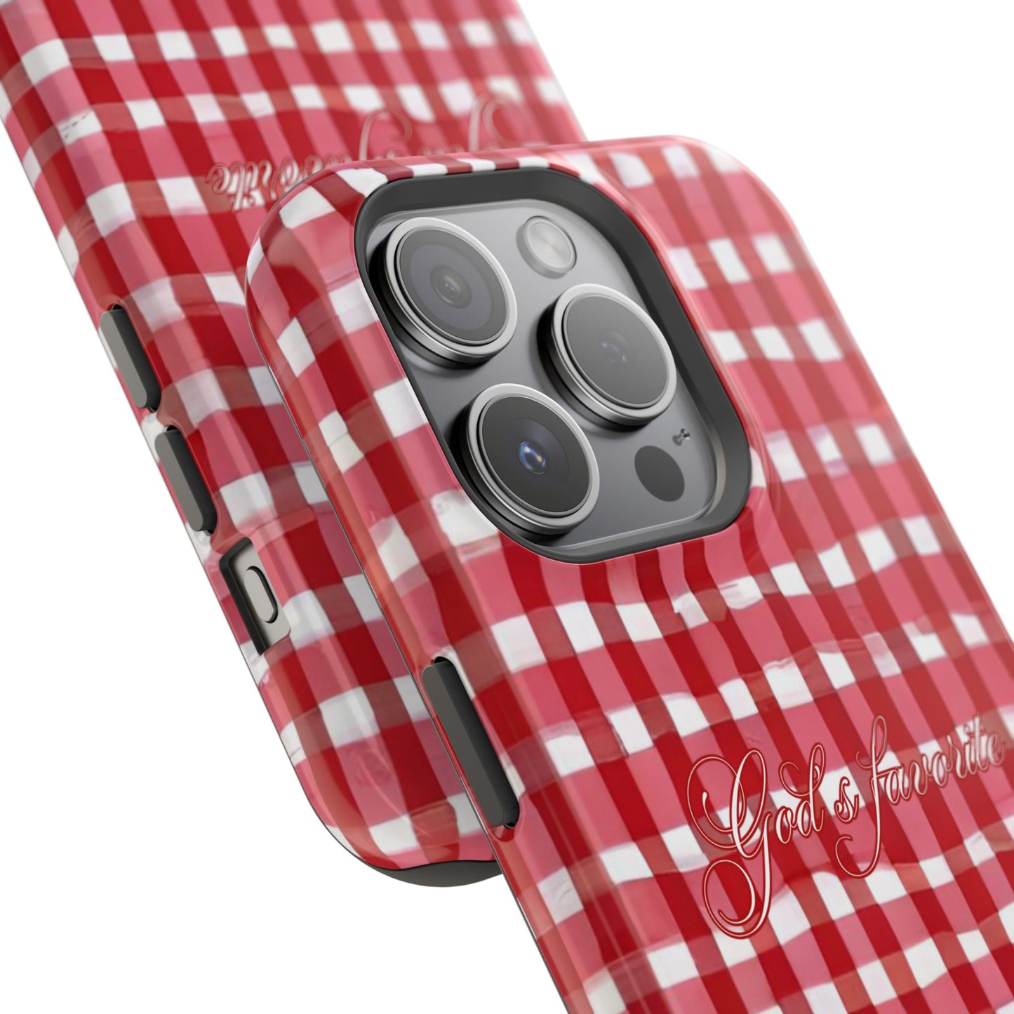 God’s favorite Gingham MagSafe Phone Case
