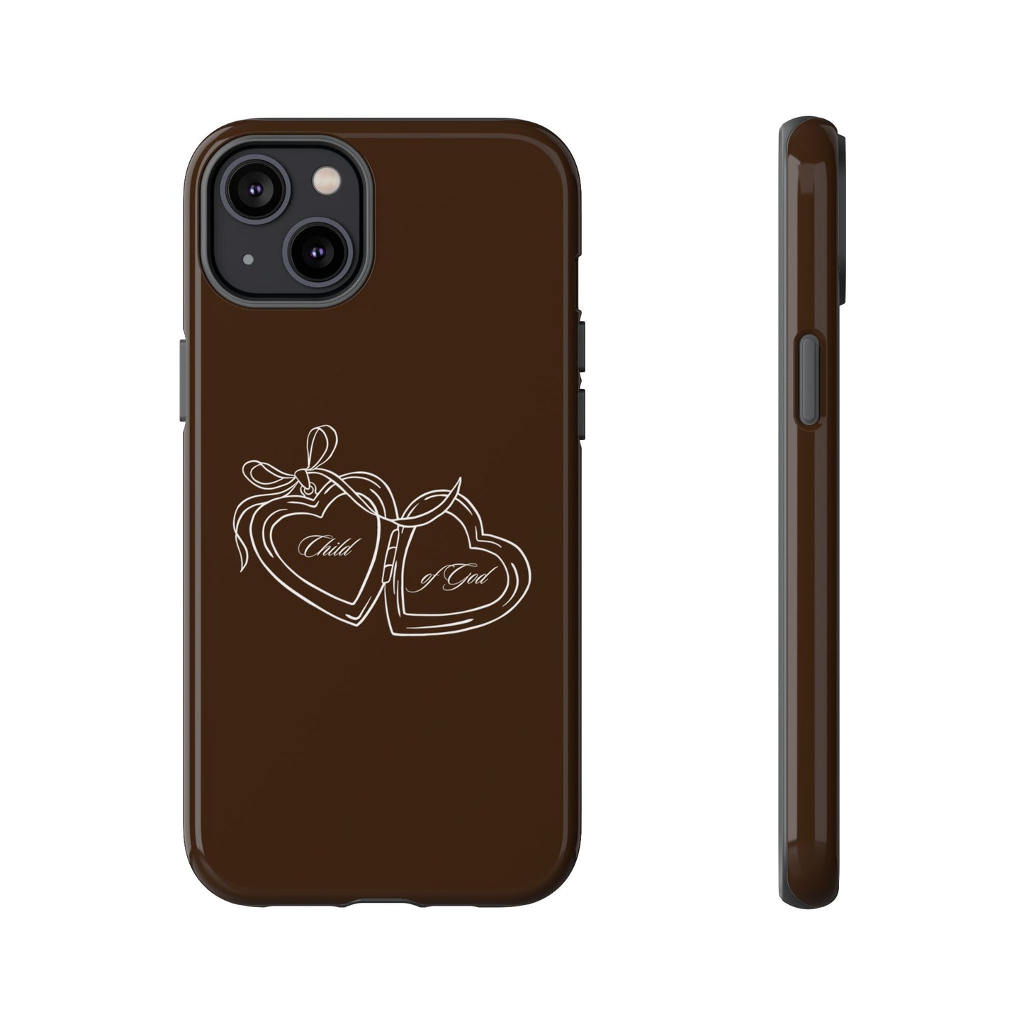 Child of God Locket Espresso Phone Case