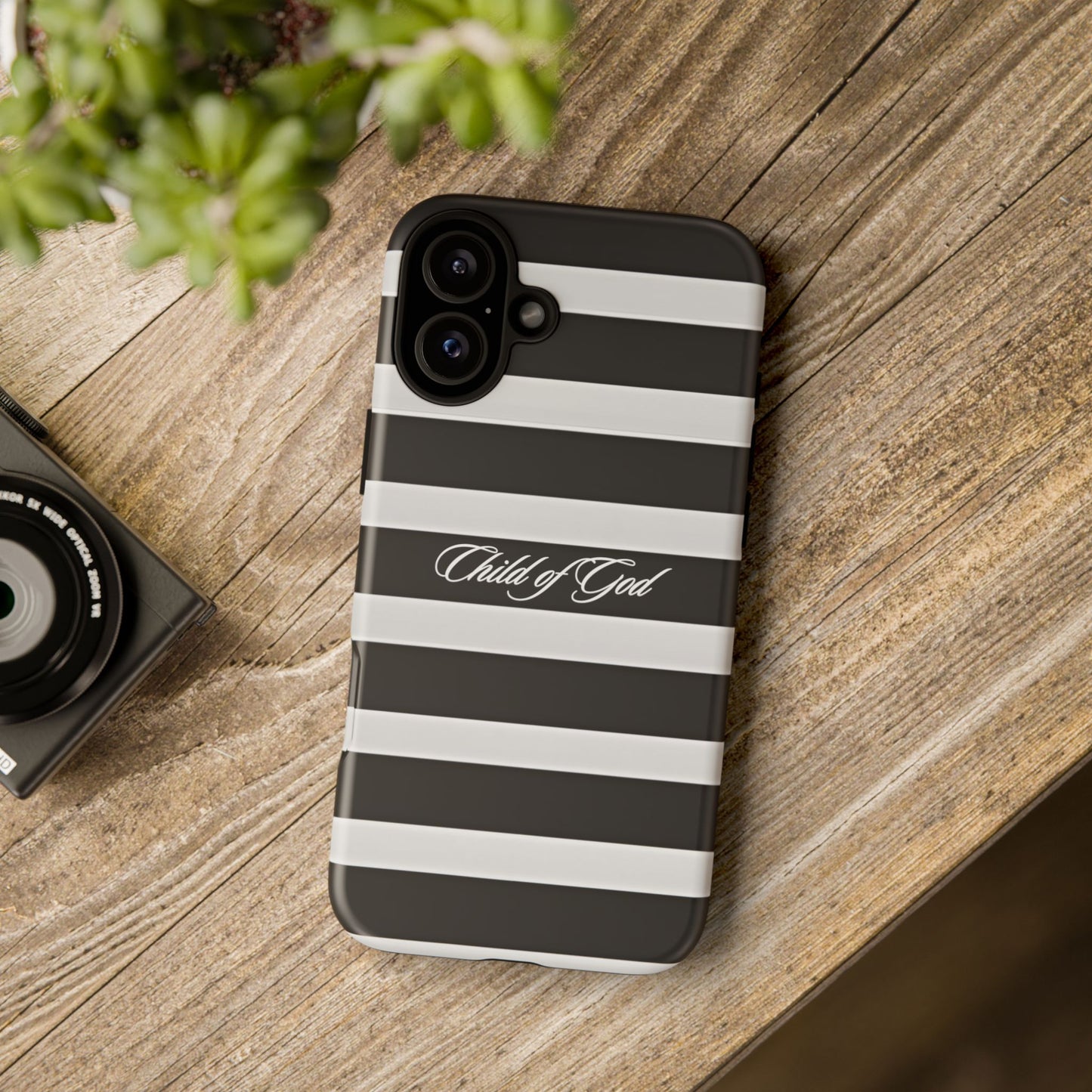 Child of God Striped Phone Case