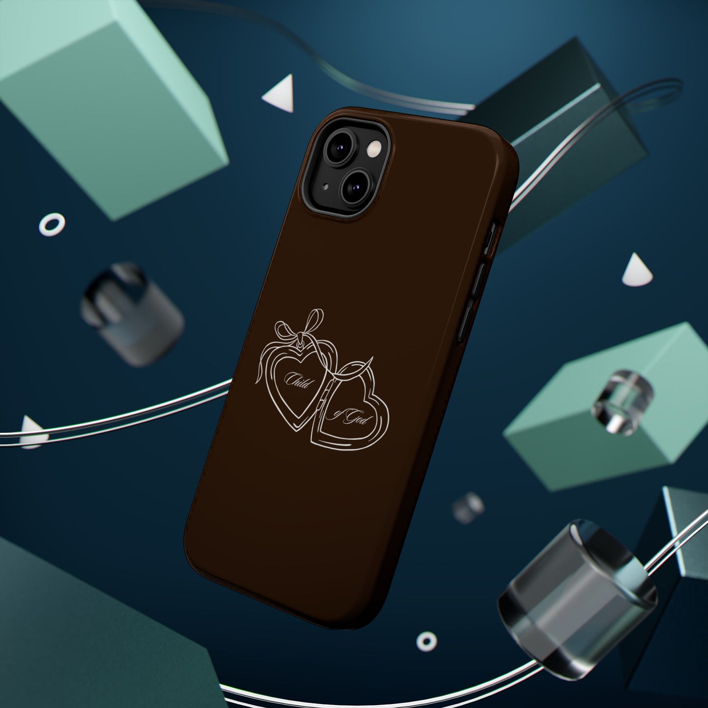 Child of God Locket Espresso Phone Case MagSafe