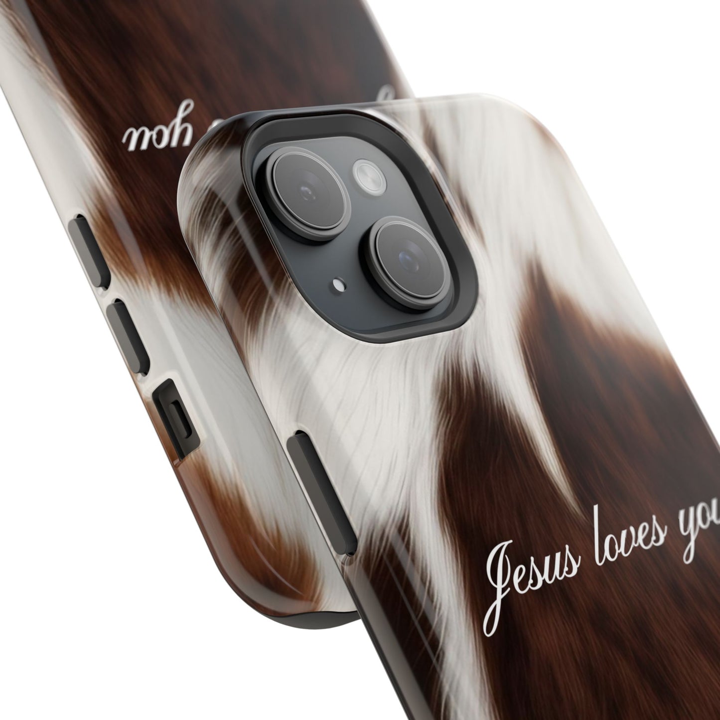 Jesus loves you Cow MagSafe Phone Case