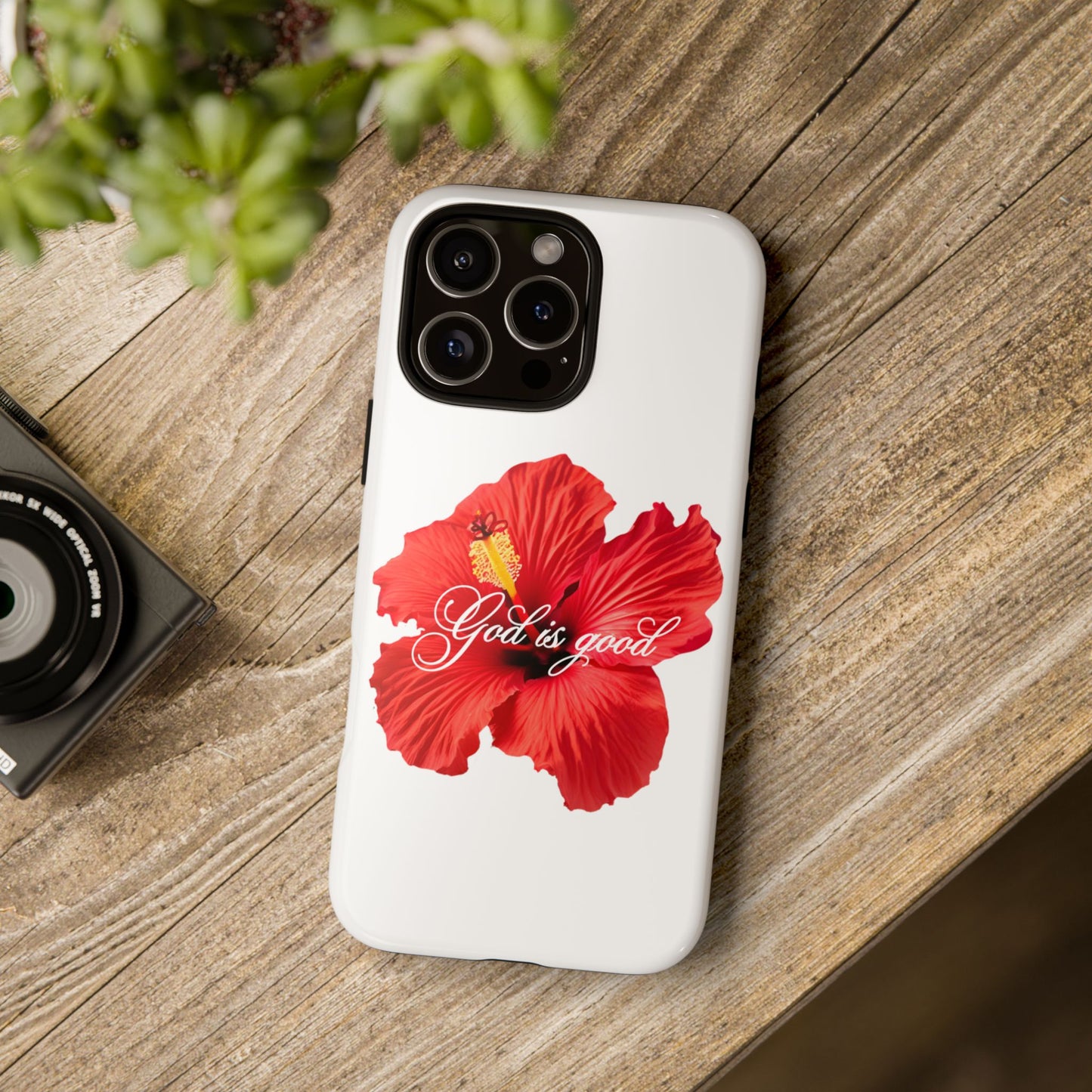 God is good Flower Phone Case