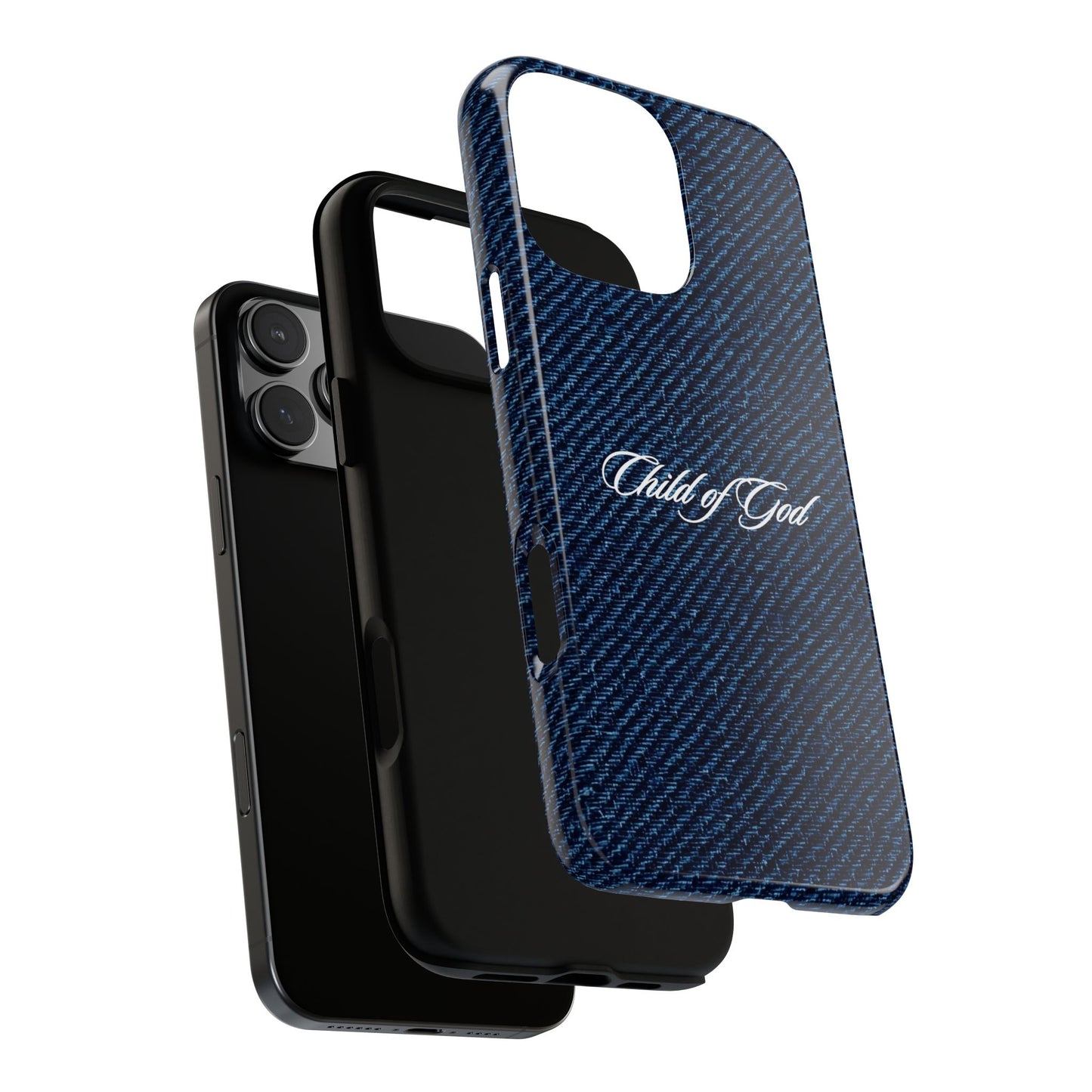Child of God Denim Phone Case