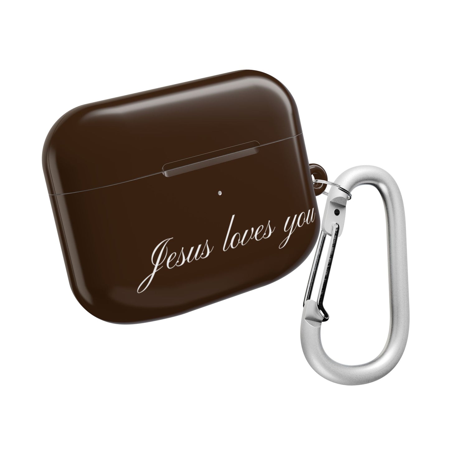 Jesus loves you Espresso AirPods Case