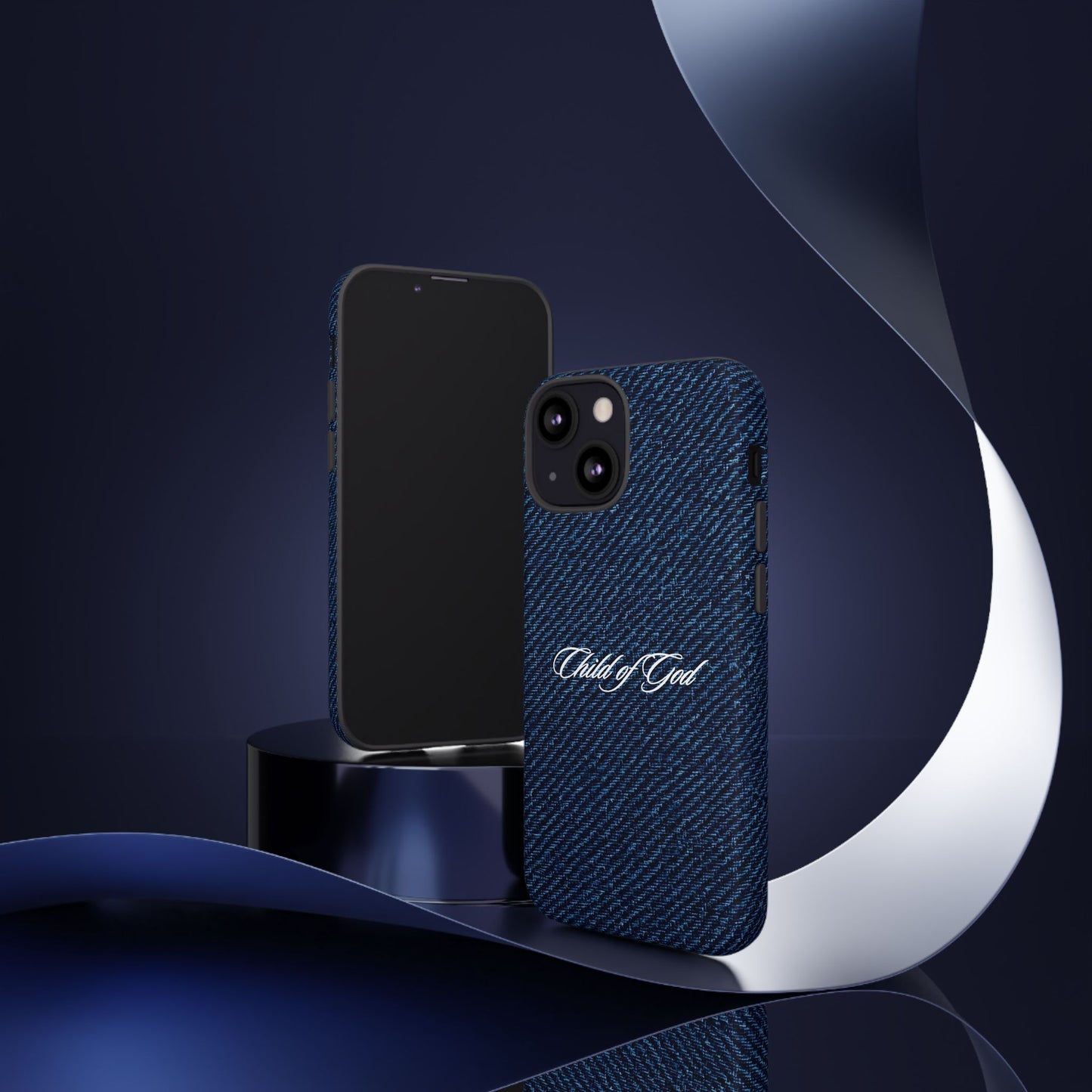Child of God Denim Phone Case