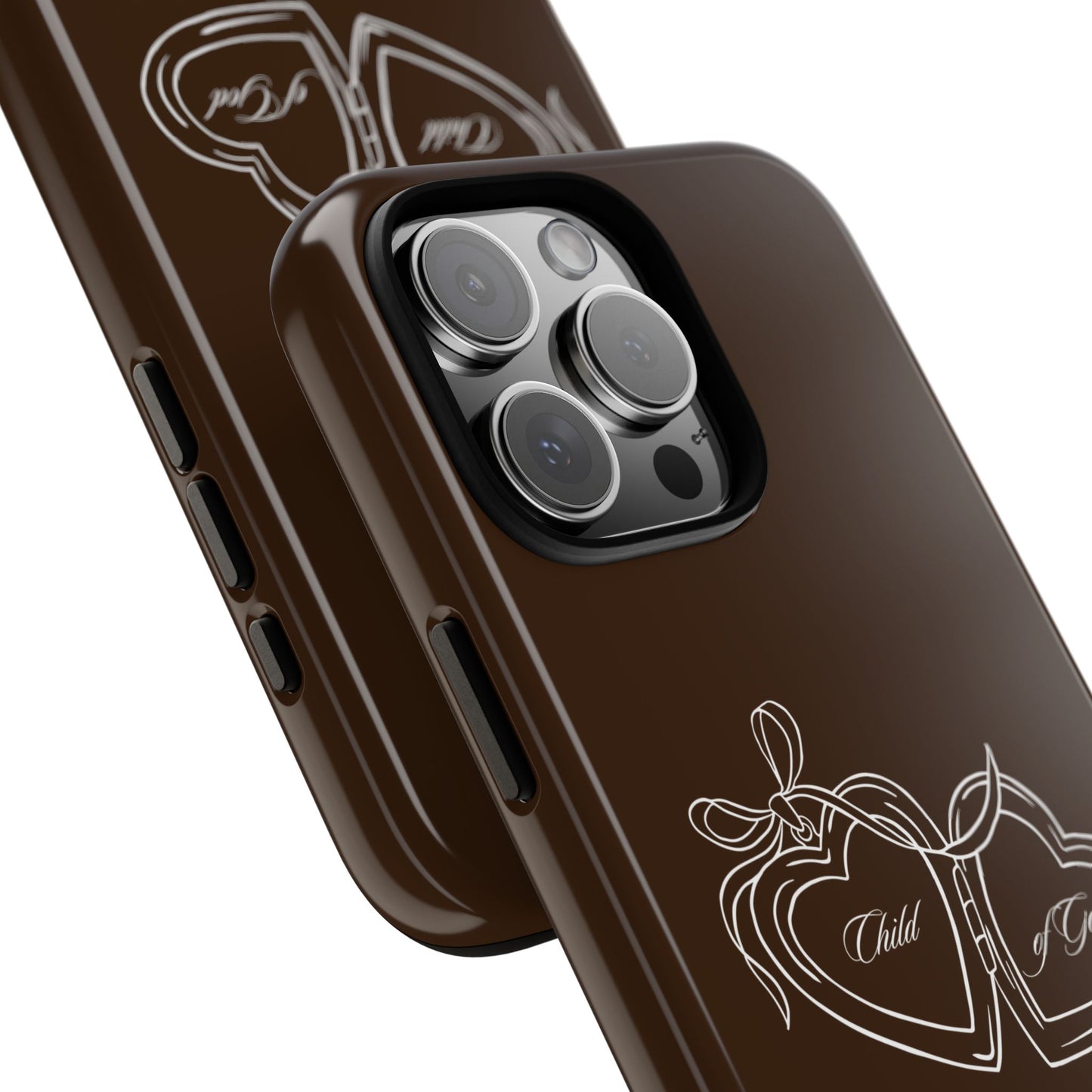 Child of God Locket Espresso Phone Case