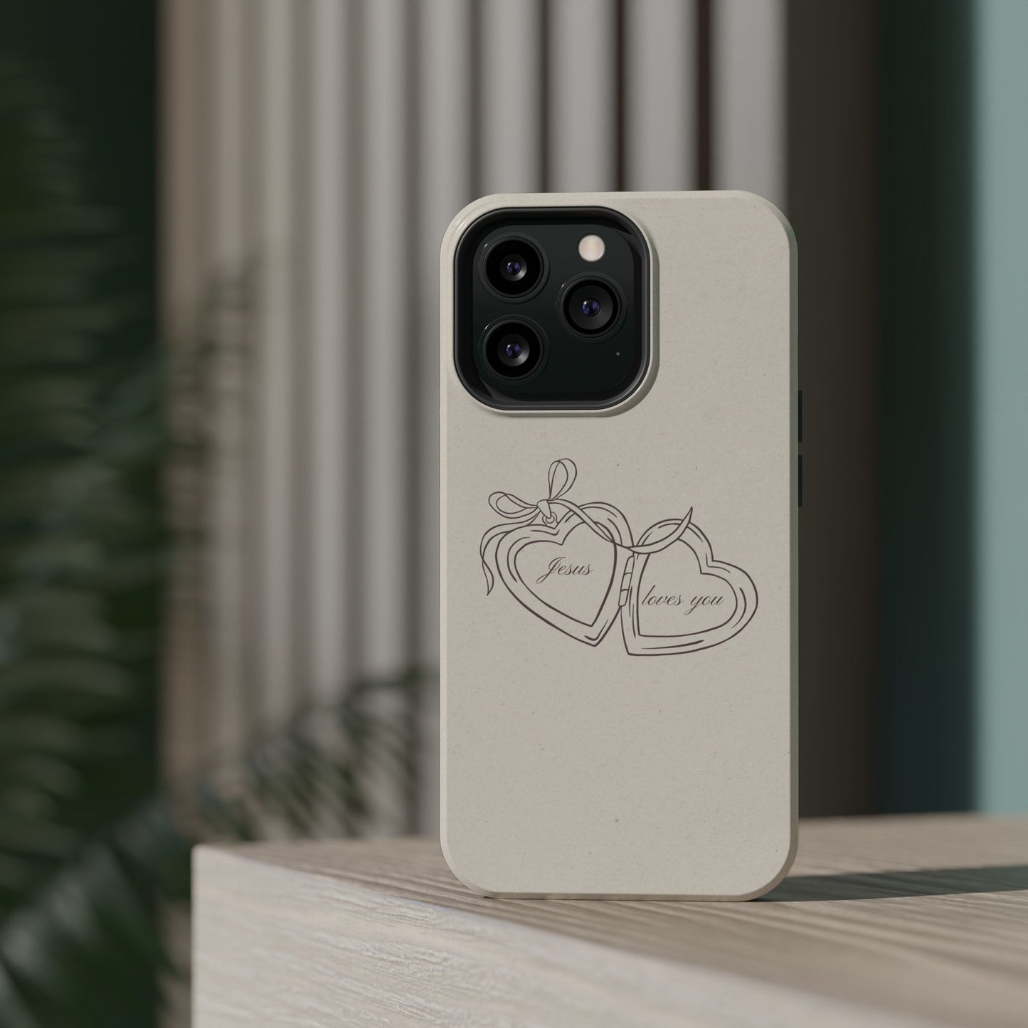 Jesus loves you Locket MagSafe Phone Case