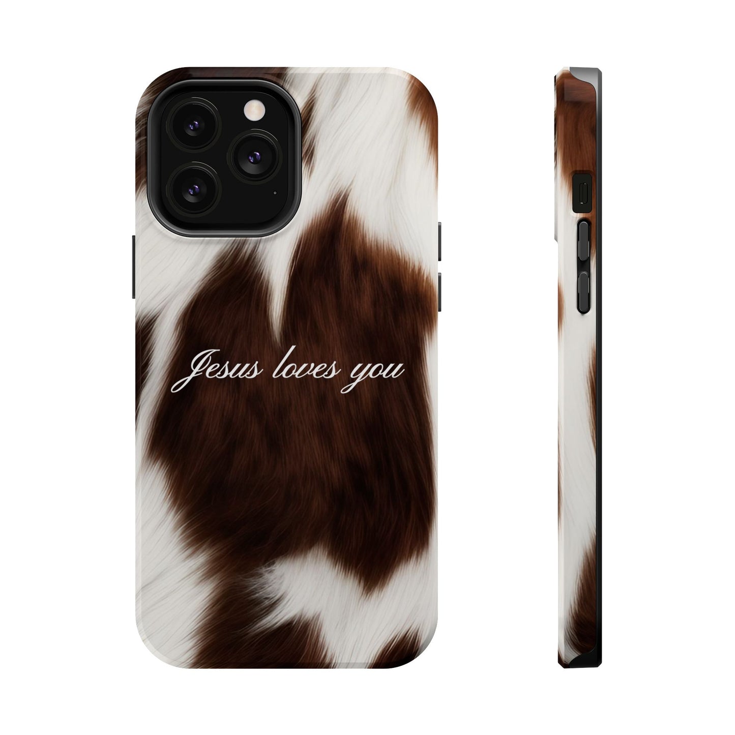Jesus loves you Cow MagSafe Phone Case