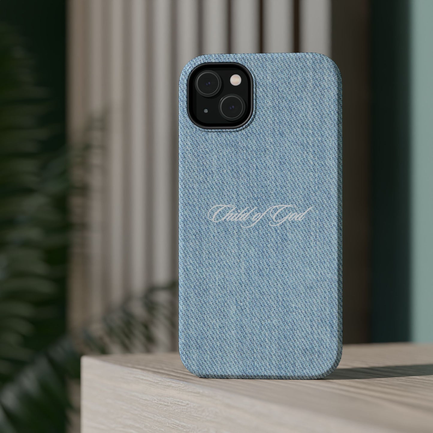 Child of God Denim Phone Case MagSafe