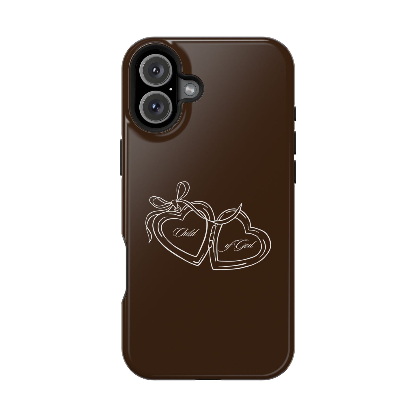 Child of God Locket Espresso Phone Case MagSafe