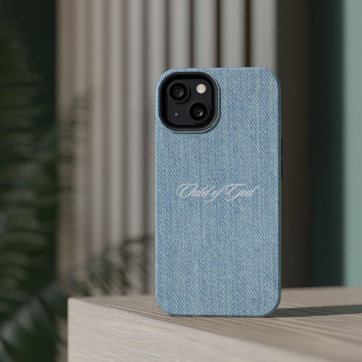 Child of God Denim Phone Case MagSafe