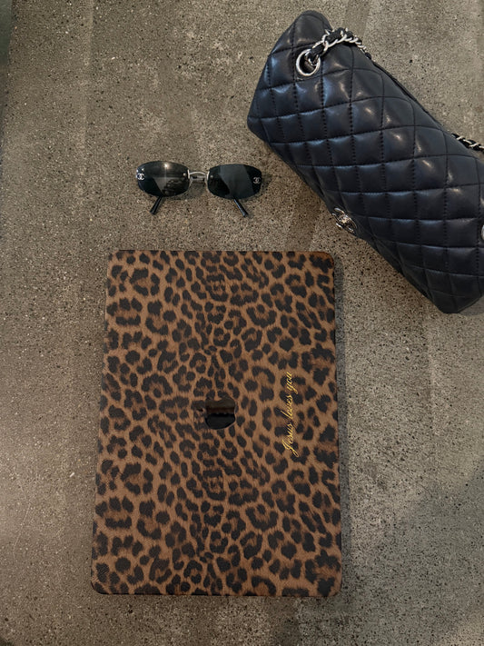 Jesus loves you Leopard Laptop Case