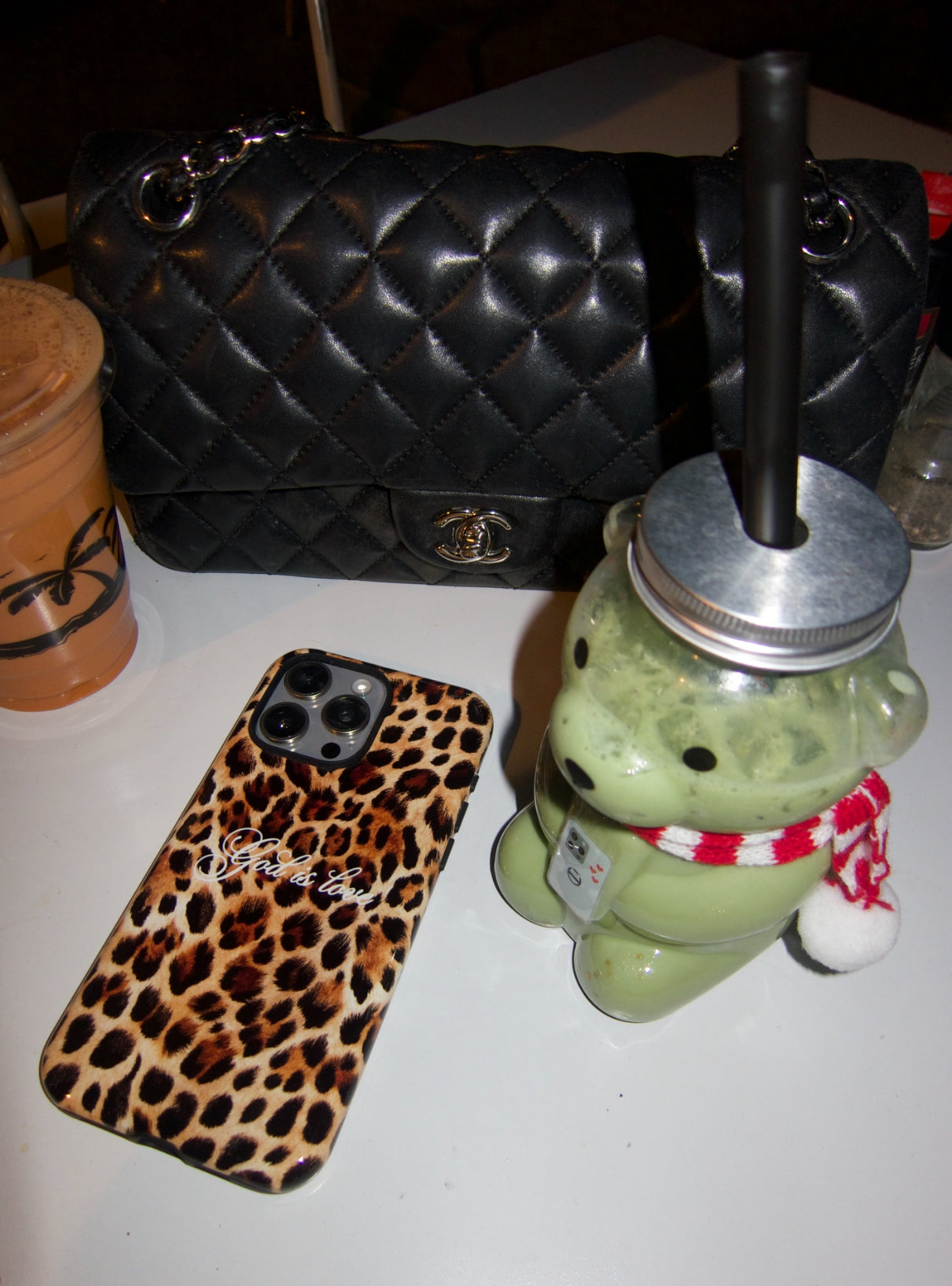 God is love Leopard phone case