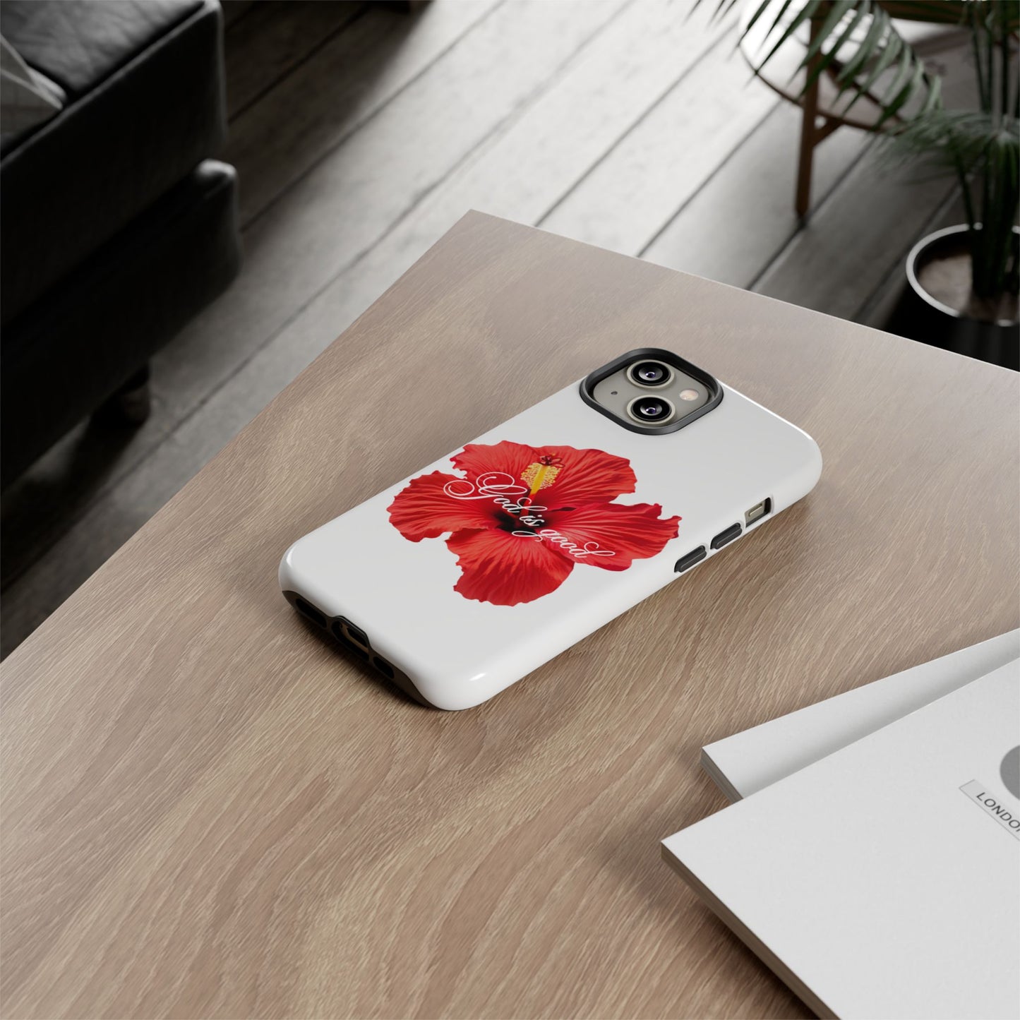 God is good Flower Phone Case