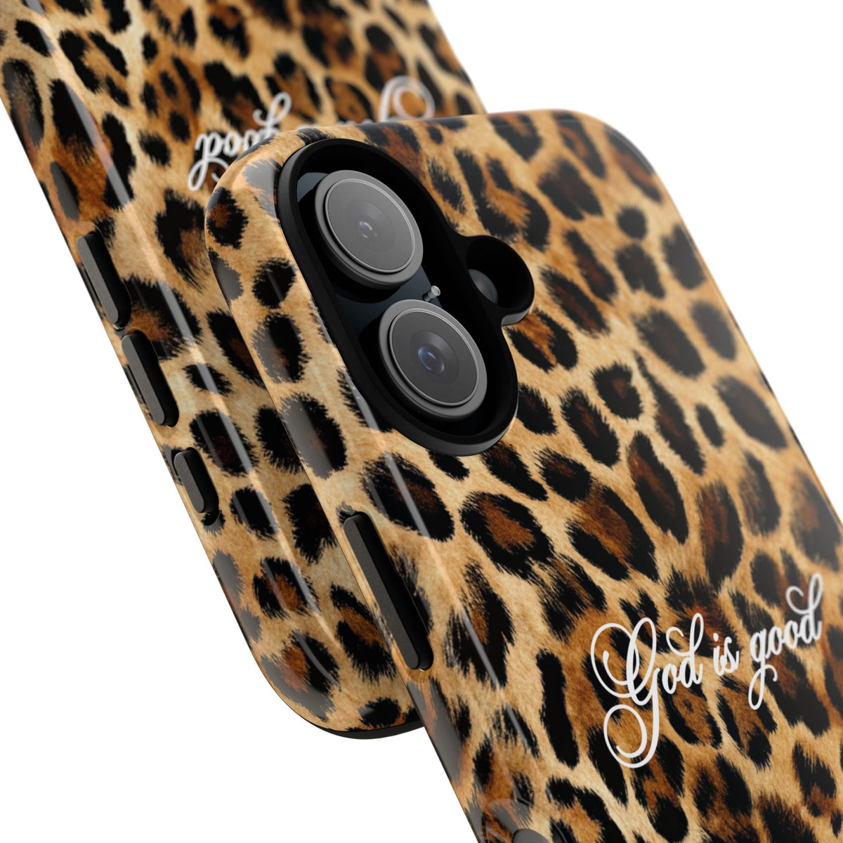 God is good Leopard Phone Case