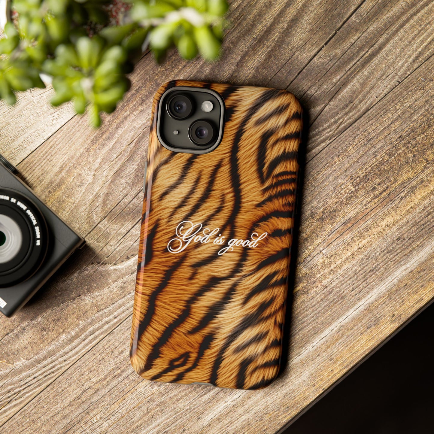 God is good Tiger Phone Case