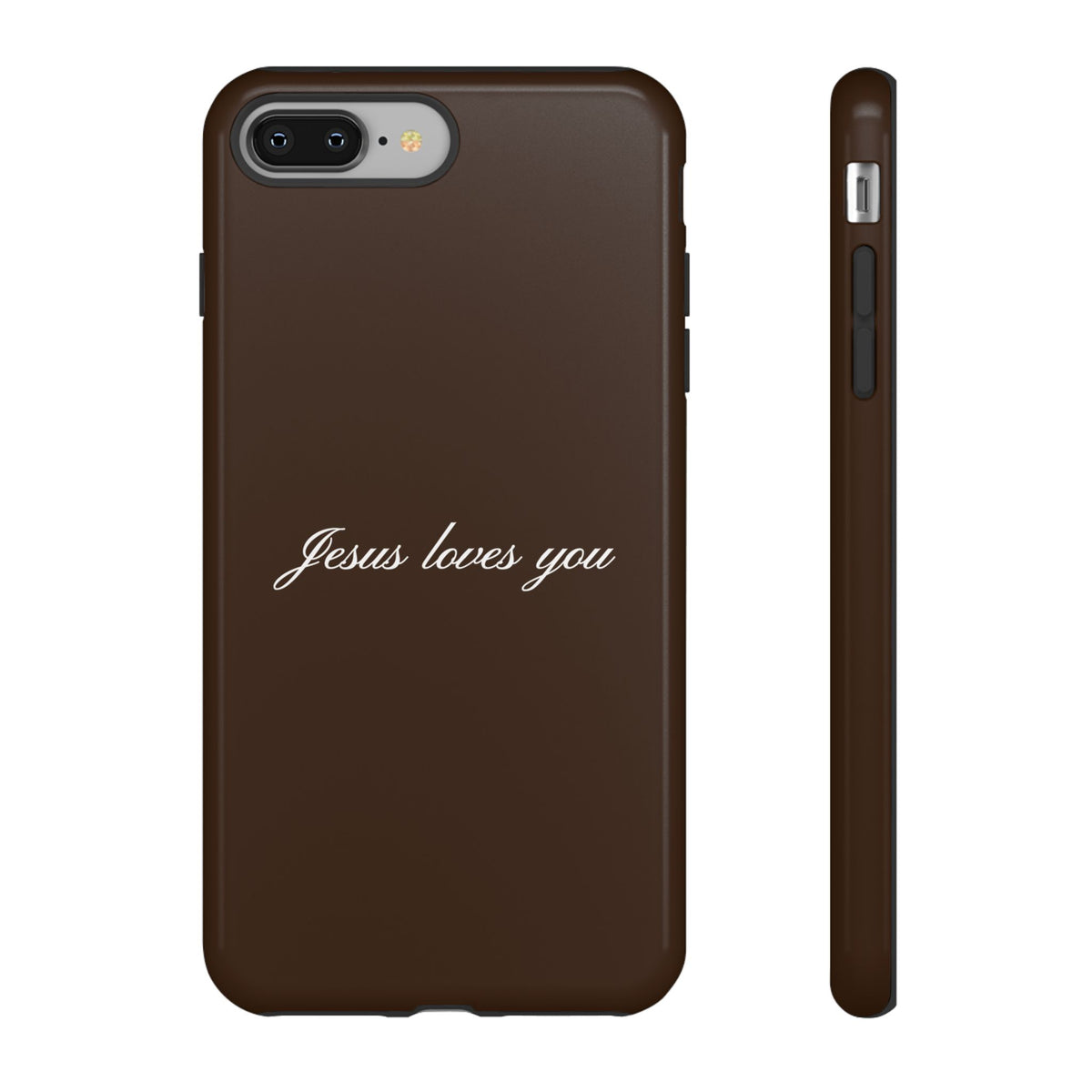 Jesus loves you Espresso Phone Case