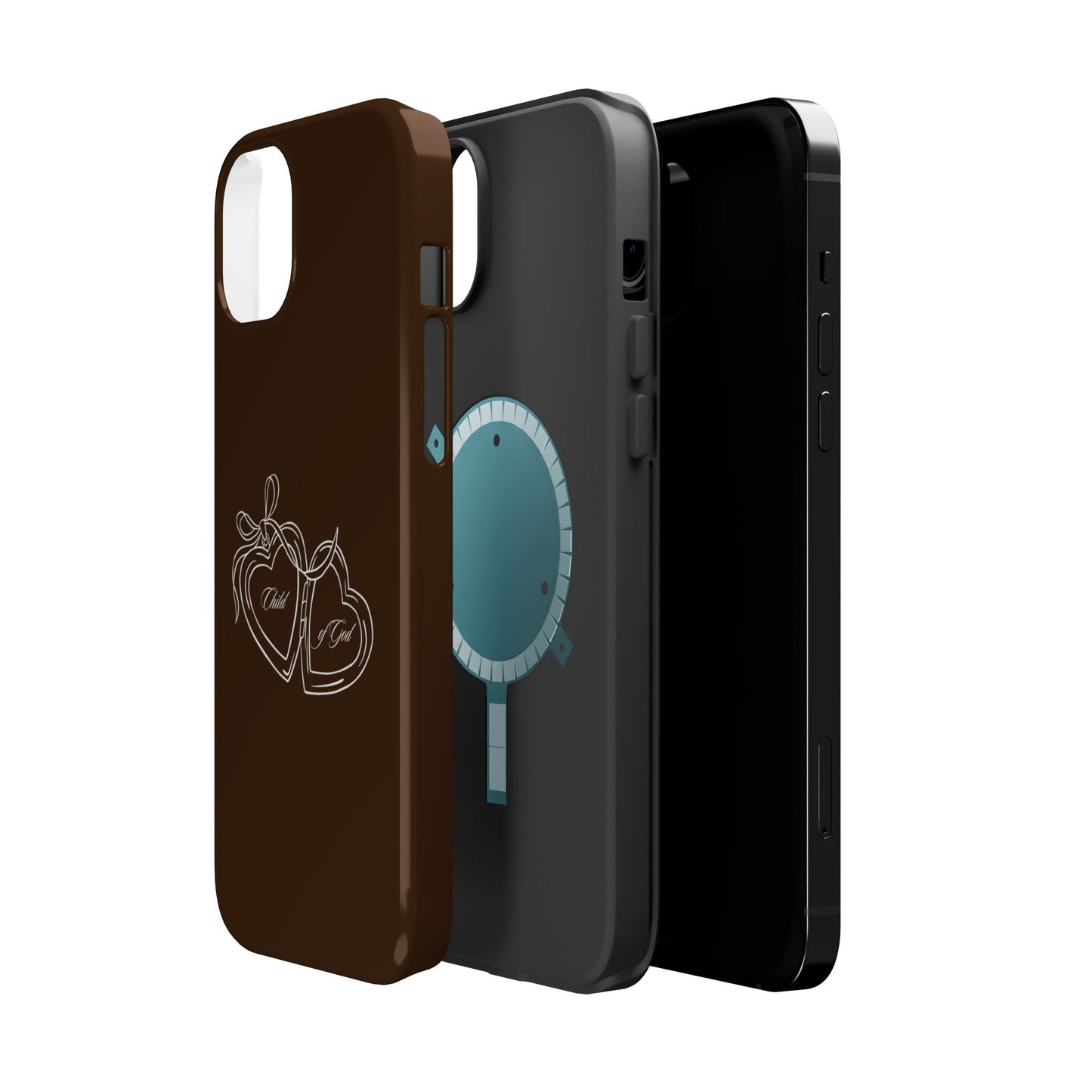 Child of God Locket Espresso Phone Case MagSafe